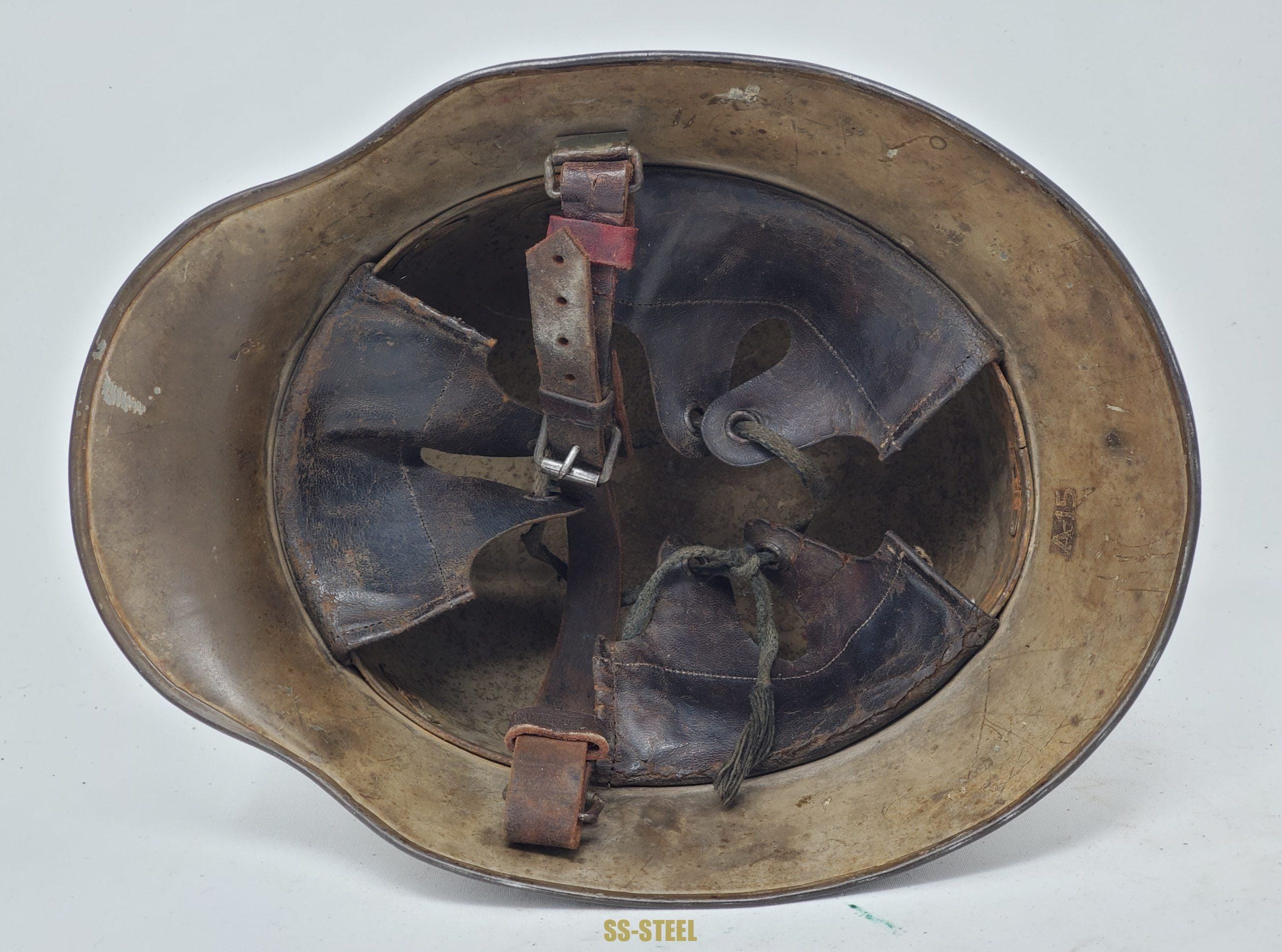 RESERVED (sp) Austrian WWI M16 Helmet, Factory Finish - Image 5