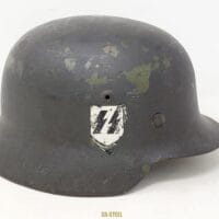Stunning, Service Used SS-VT / Waffen-SS M35 Helmet