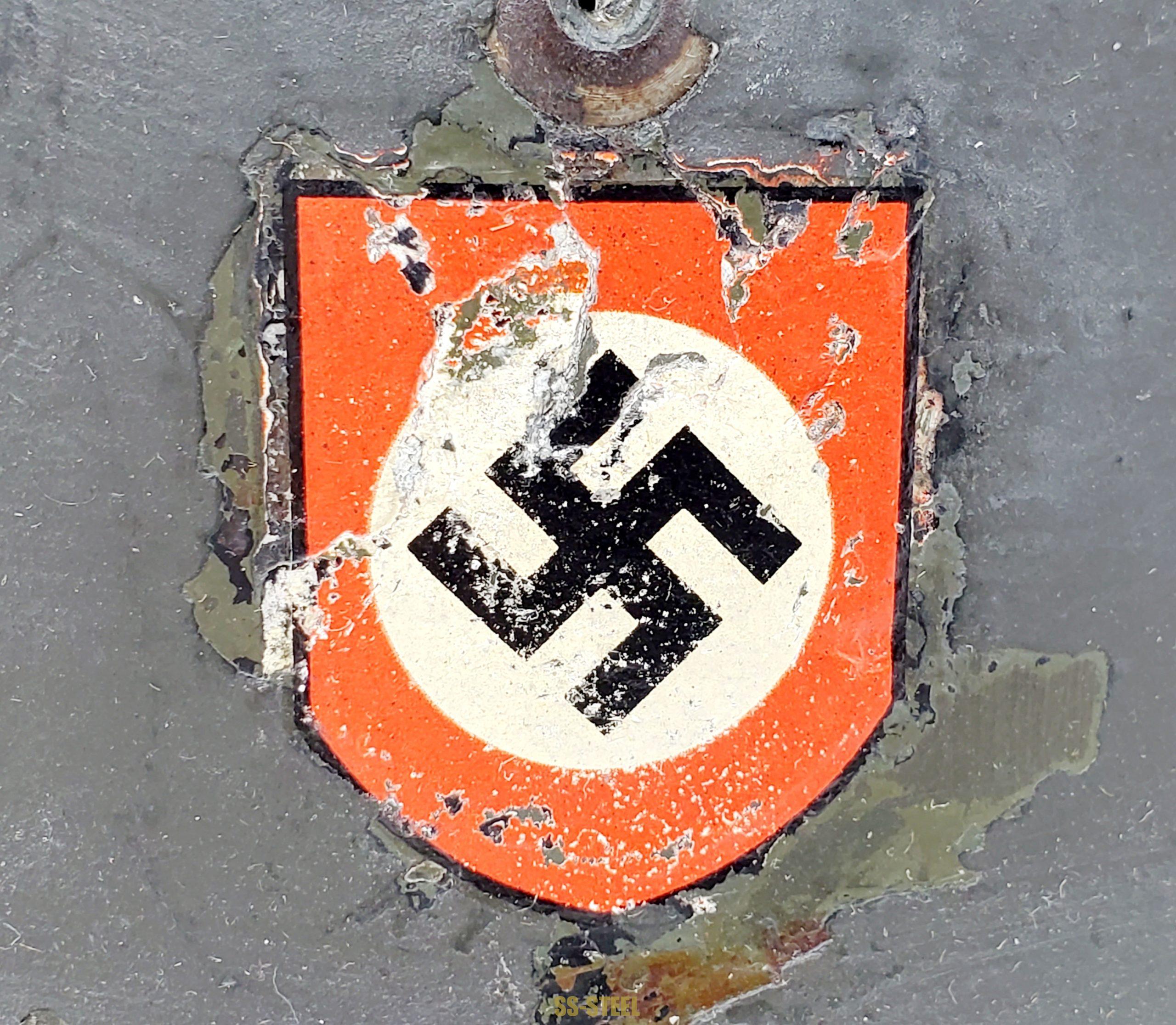 Stunning, Service Used SS-VT / Waffen-SS M35 Helmet - Image 7