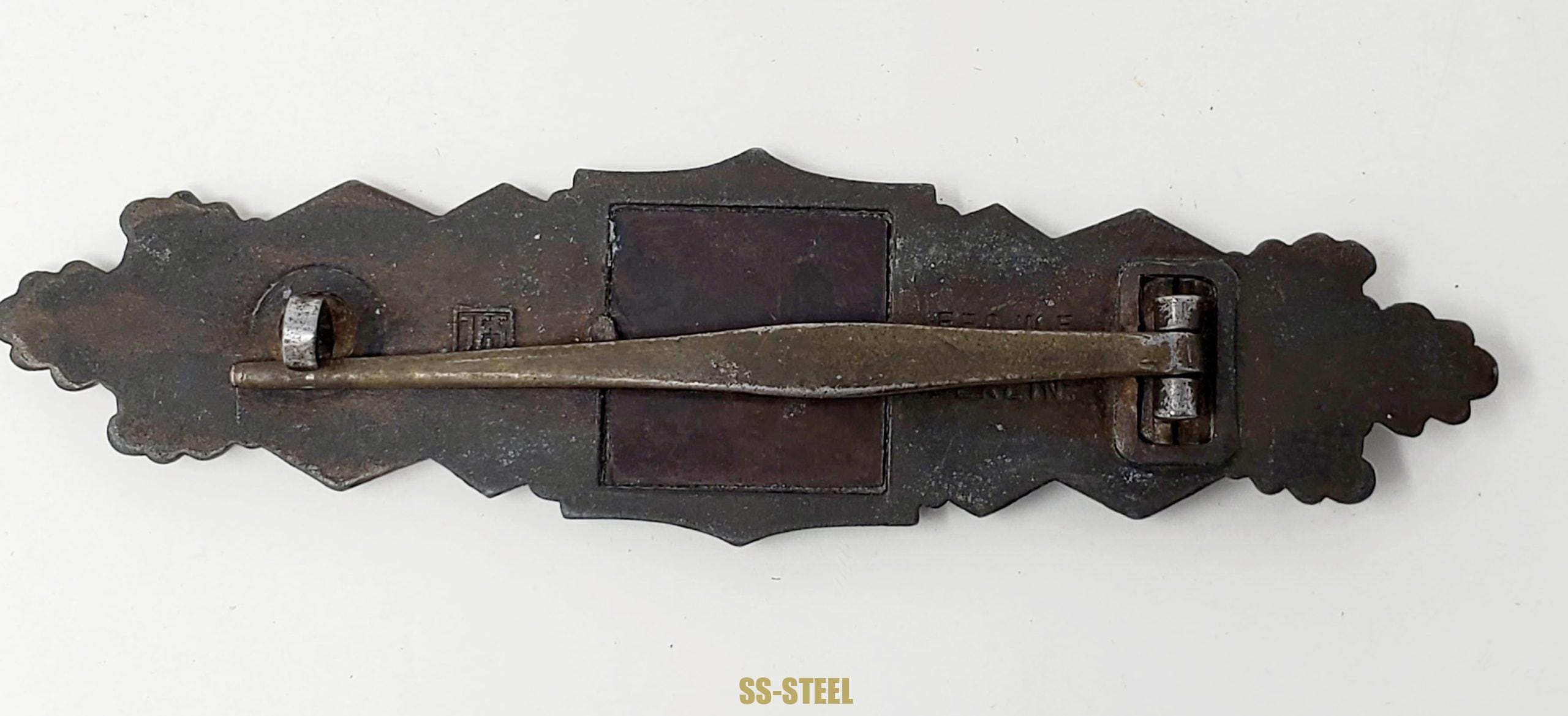 Close Combat Clasp in Bronze 'JFS' - Image 5