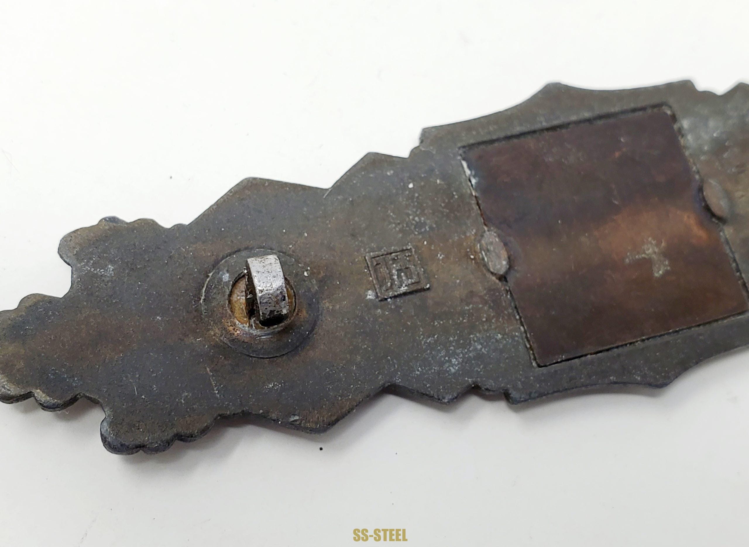 Close Combat Clasp in Bronze 'JFS' - Image 3