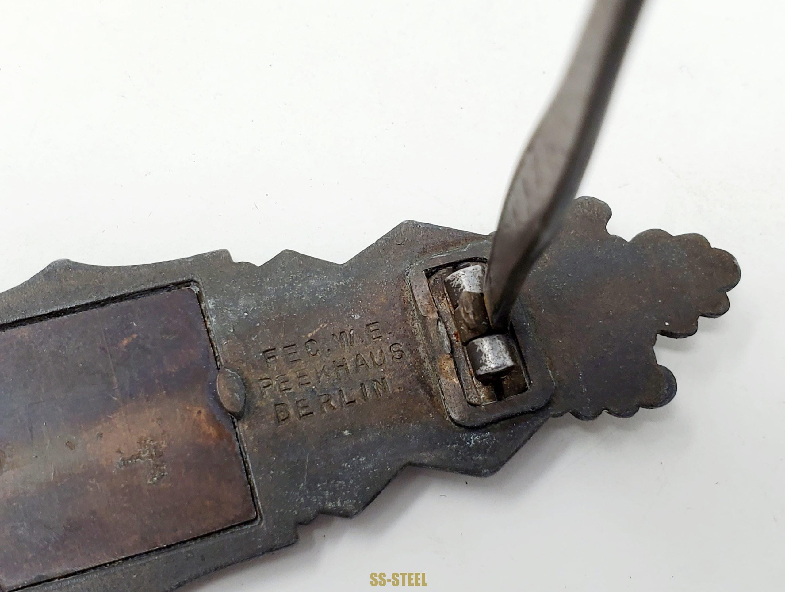 Close Combat Clasp in Bronze 'JFS' - Image 4