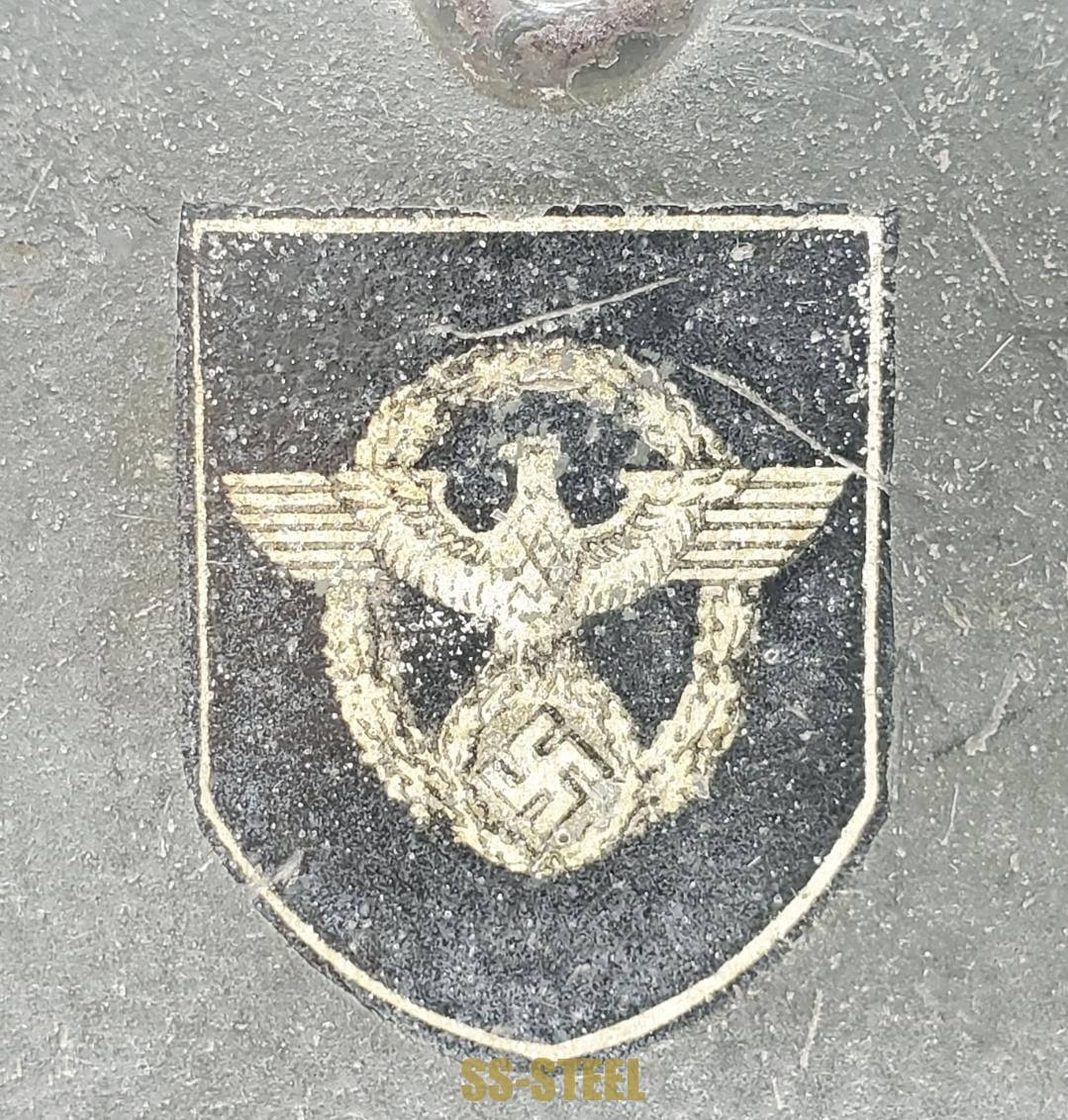 Sharp, Service Used M40 Polizei Helmet by Quist - Image 3