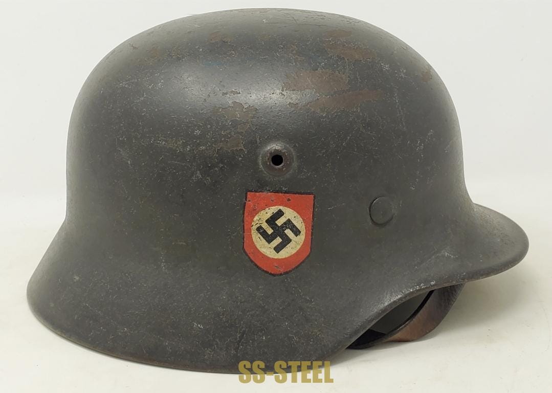 Sharp, Service Used M40 Polizei Helmet by Quist - Image 4