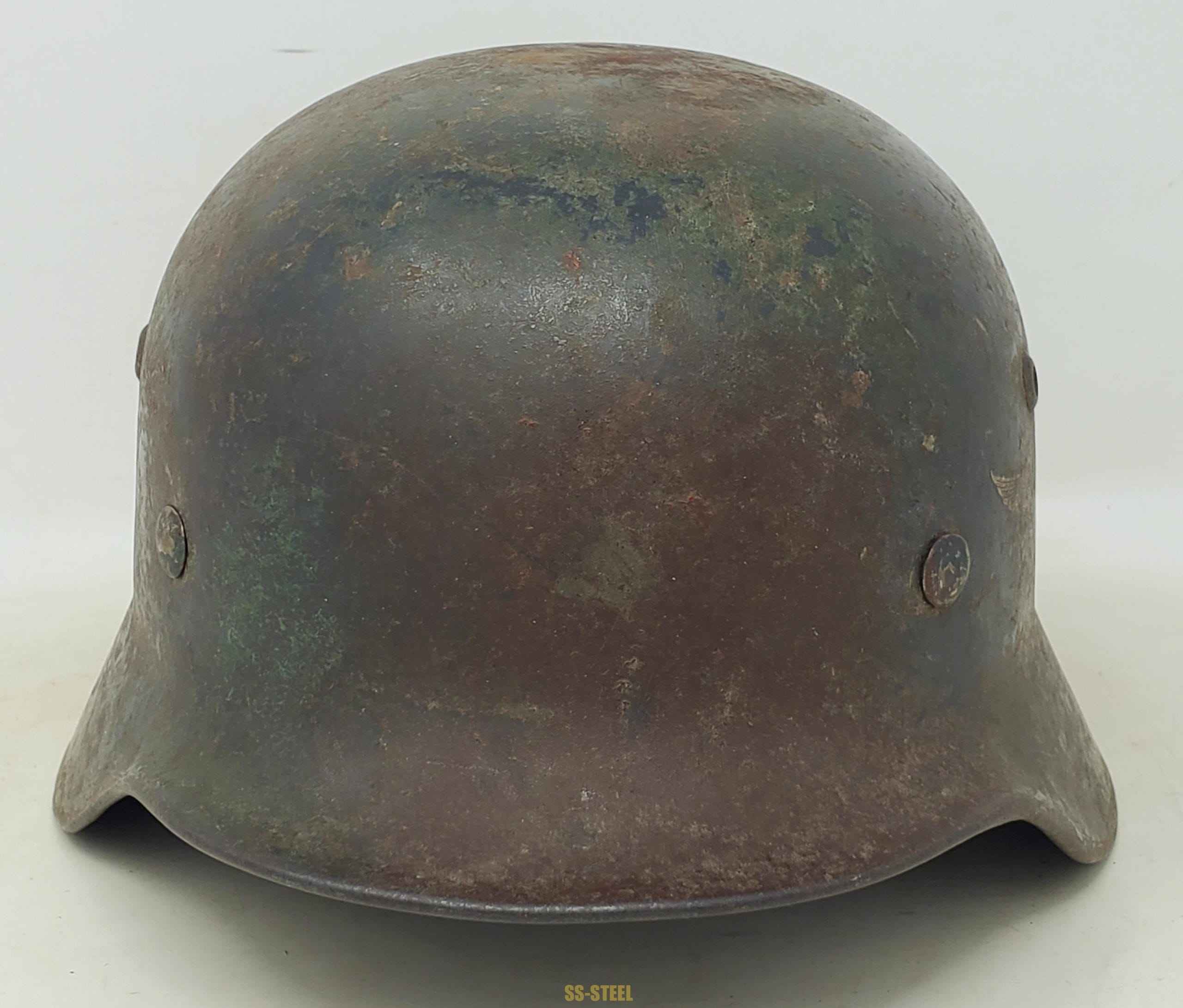 Sharp, Combat Service Used LW M35 Camouflage Helmet - Image 2