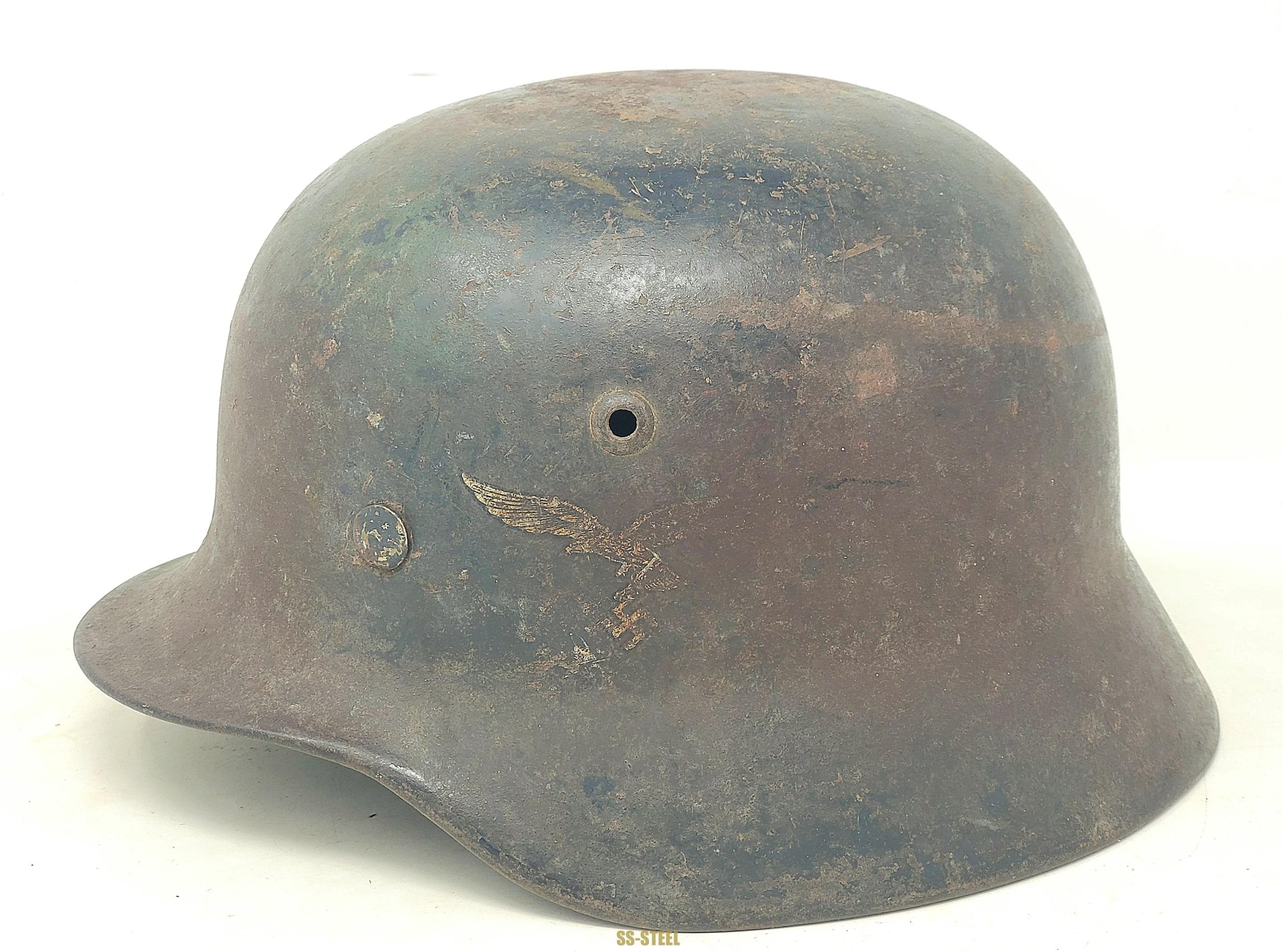 Sharp, Combat Service Used LW M35 Camouflage Helmet