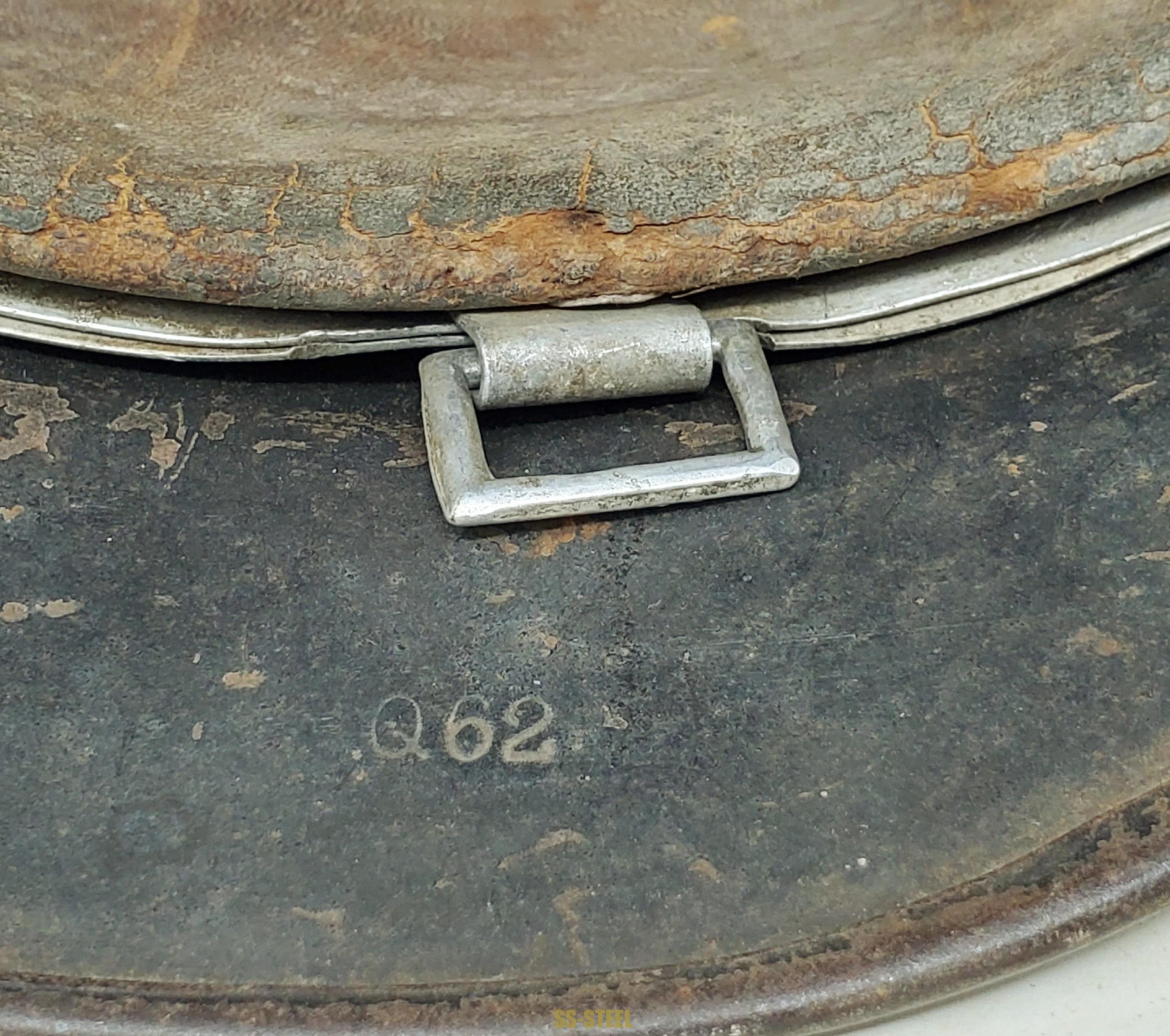 Sharp, Combat Service Used LW M35 Camouflage Helmet - Image 5