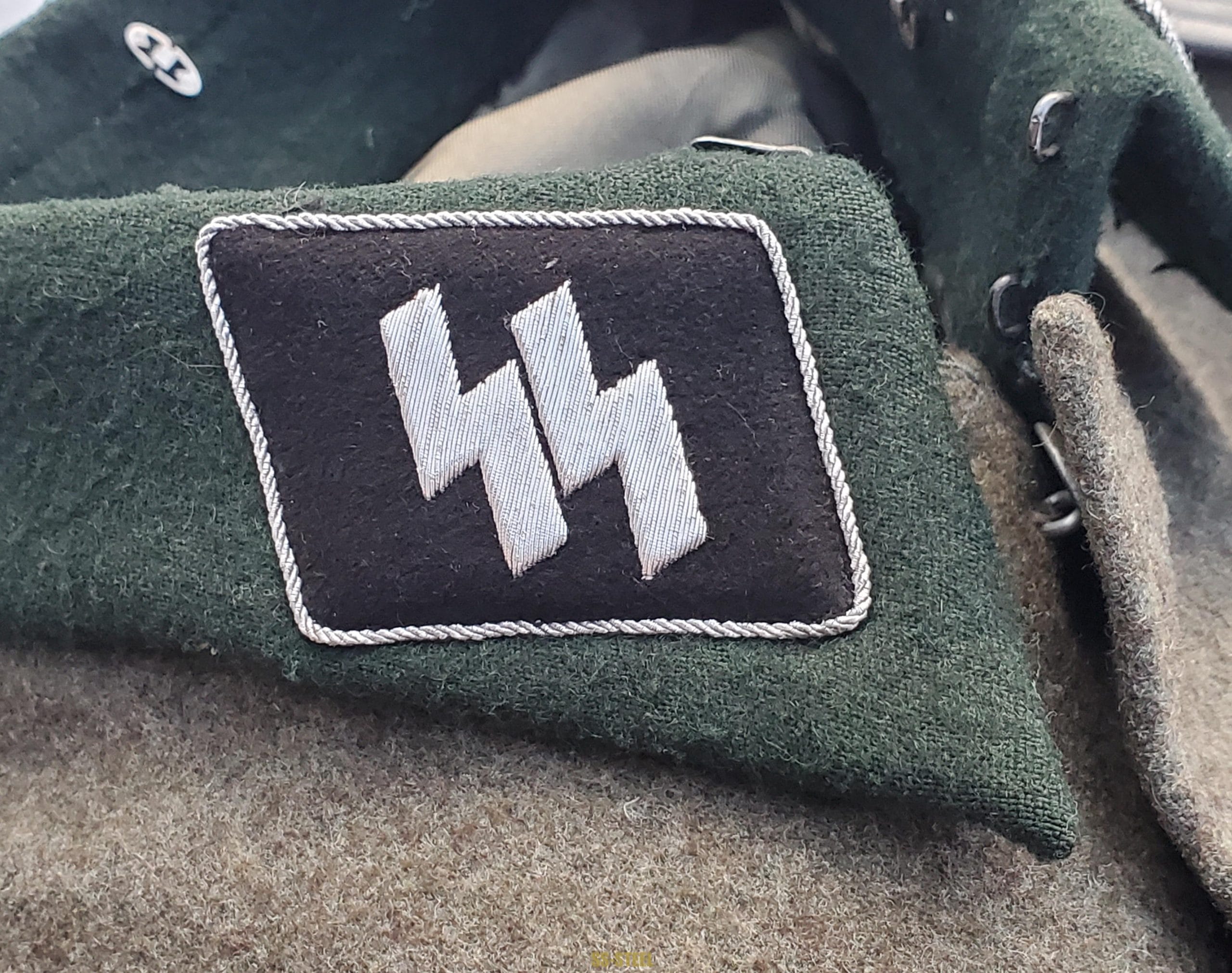 NAMED, Service-Used Waffen-SS Pionier Officer Tunic, - Image 7