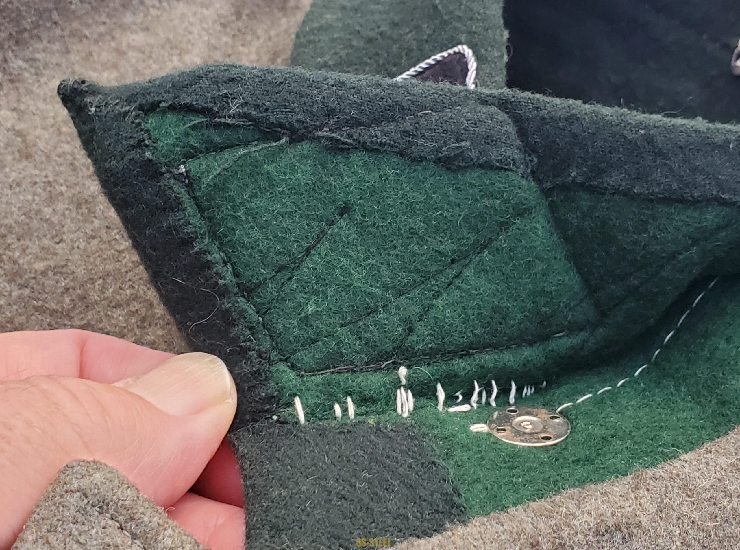 NAMED, Service-Used Waffen-SS Pionier Officer Tunic, - Image 9