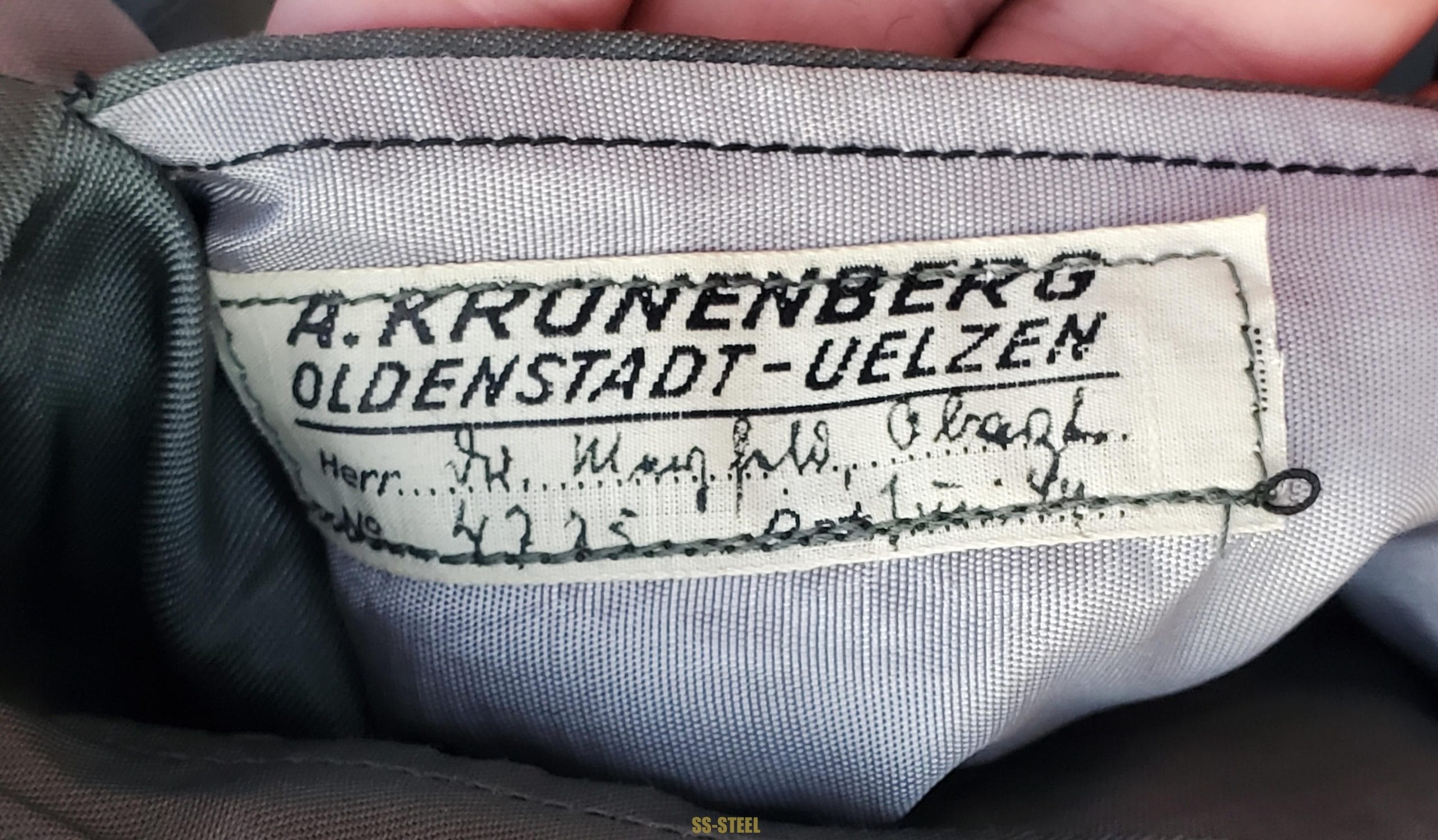 NAMED, Service-Used Waffen-SS Pionier Officer Tunic, - Image 12