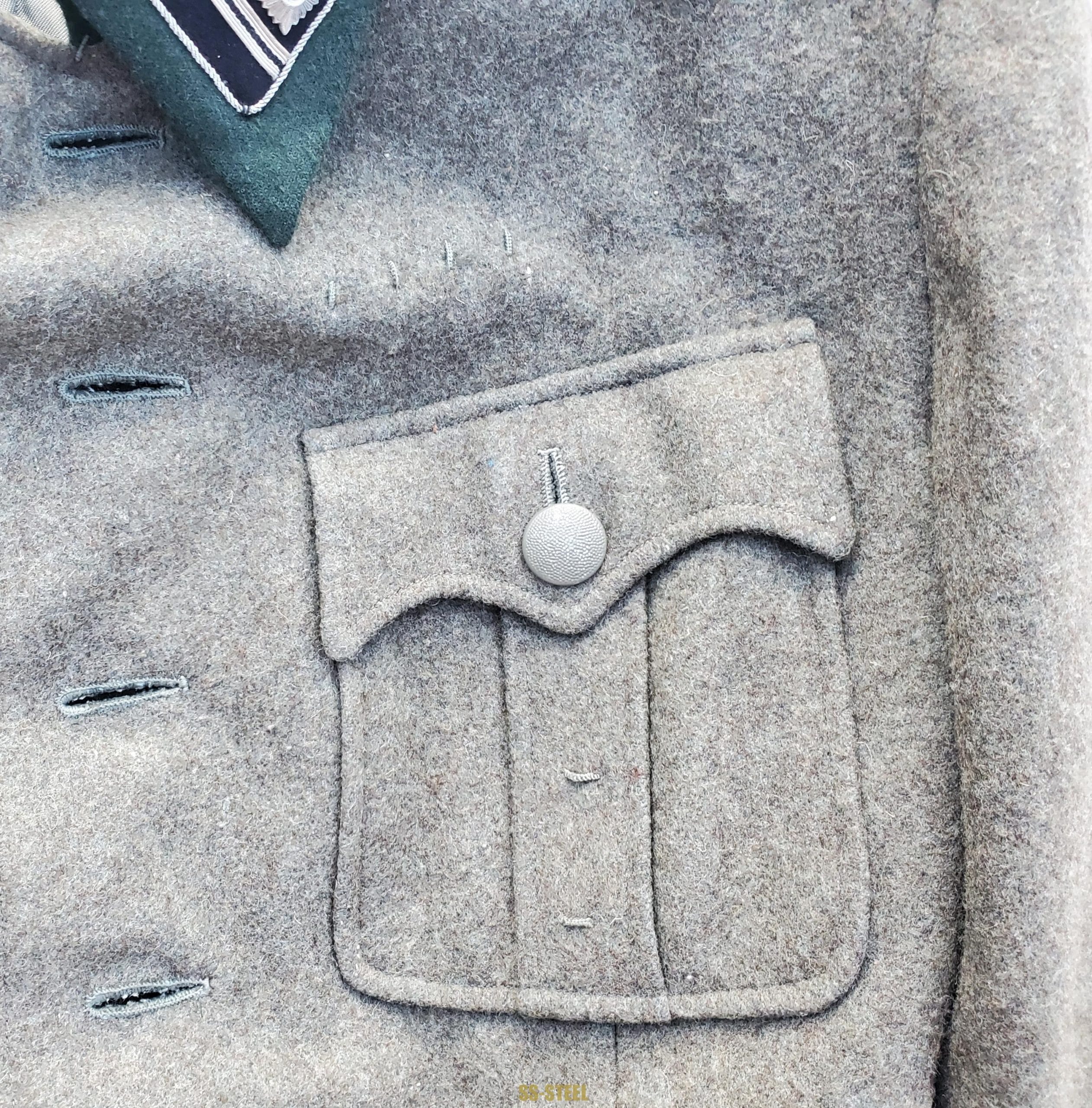 NAMED, Service-Used Waffen-SS Pionier Officer Tunic, - Image 14