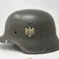 M42 SD Heer KIA Battle Damaged Helmet