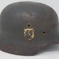 Demjansk Area Recovered SS Helmet
