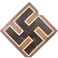 Historic ME-109 G-K Rudder Swastika