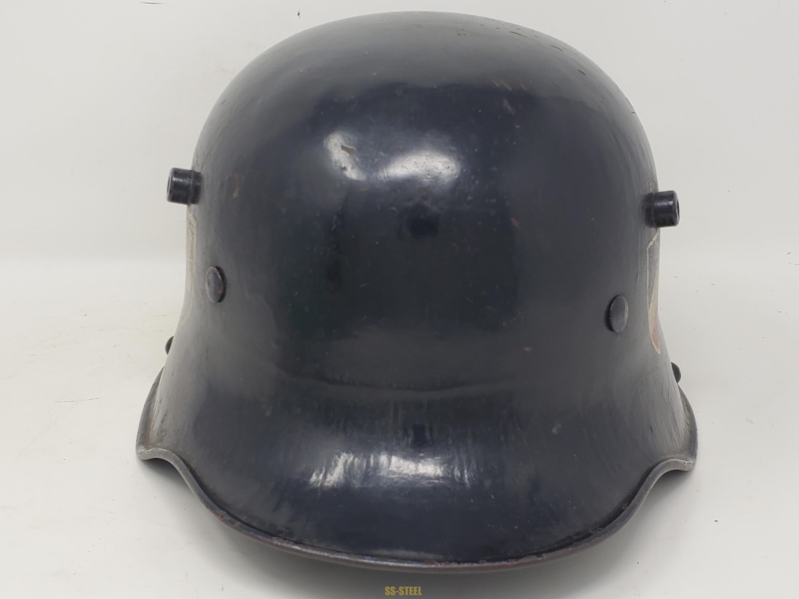 Exceptionally Rare and Desirable LSSAH First Style Helmet, 1934-35 - Image 7