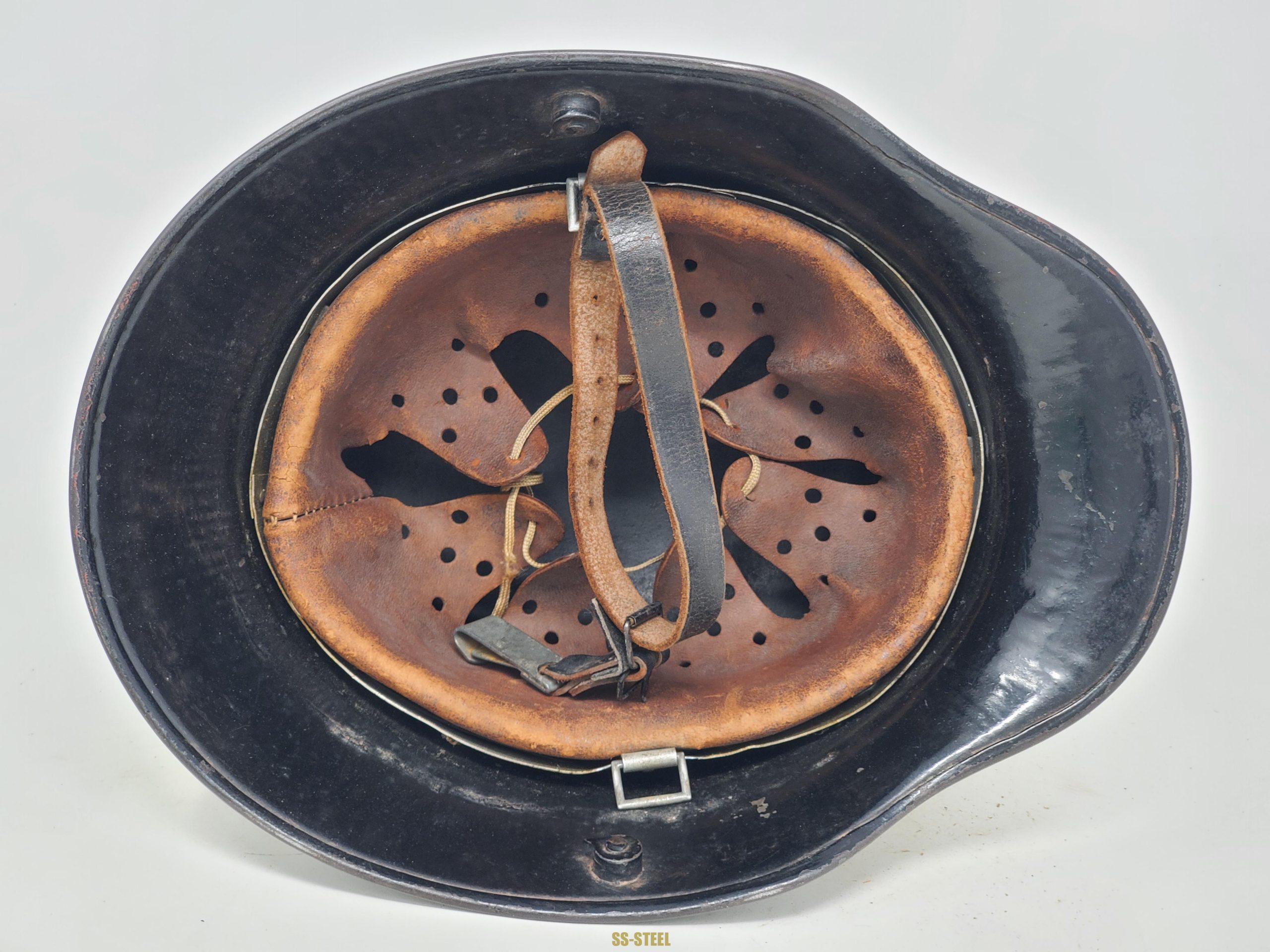 Exceptionally Rare and Desirable LSSAH First Style Helmet, 1934-35 - Image 14