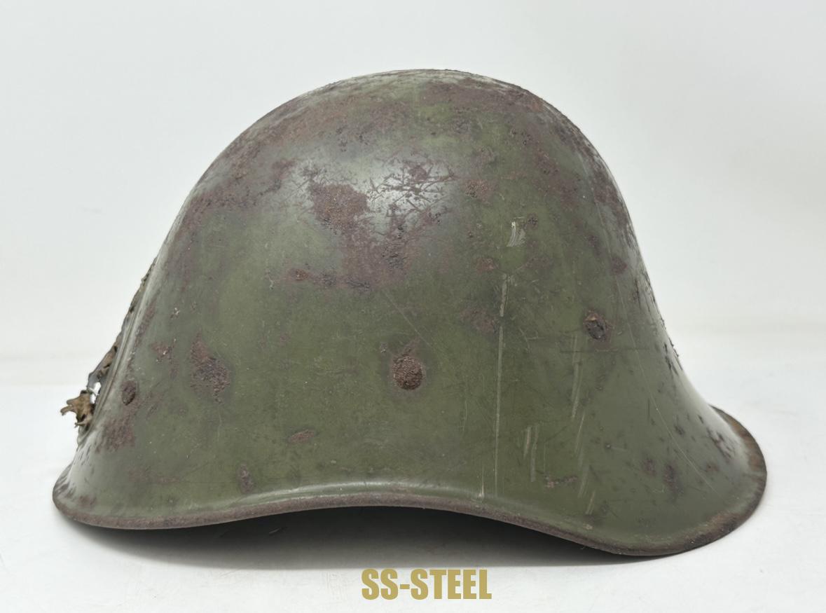 Romanian Battle Damaged Helmet, Possible Stalingrad Relic - Image 5