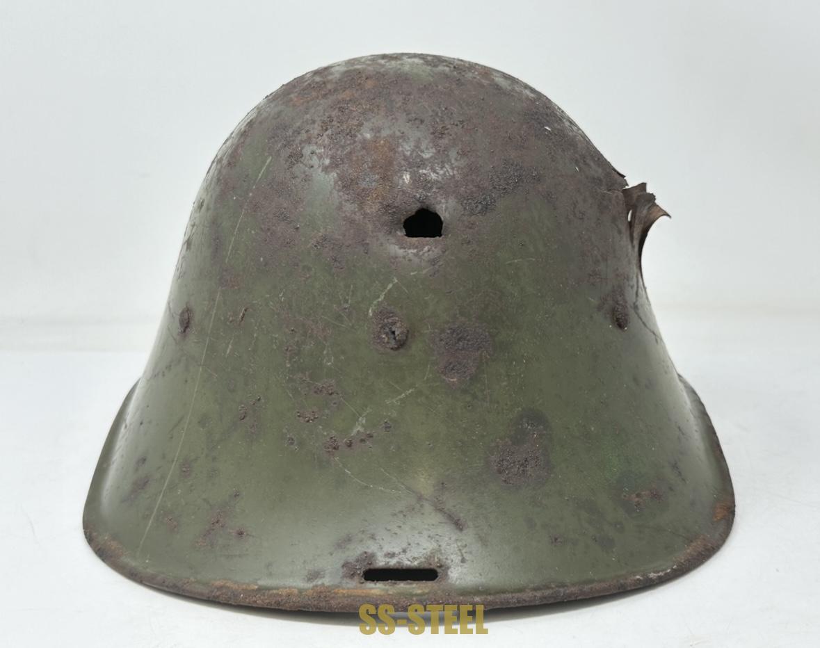 Romanian Battle Damaged Helmet, Possible Stalingrad Relic - Image 6