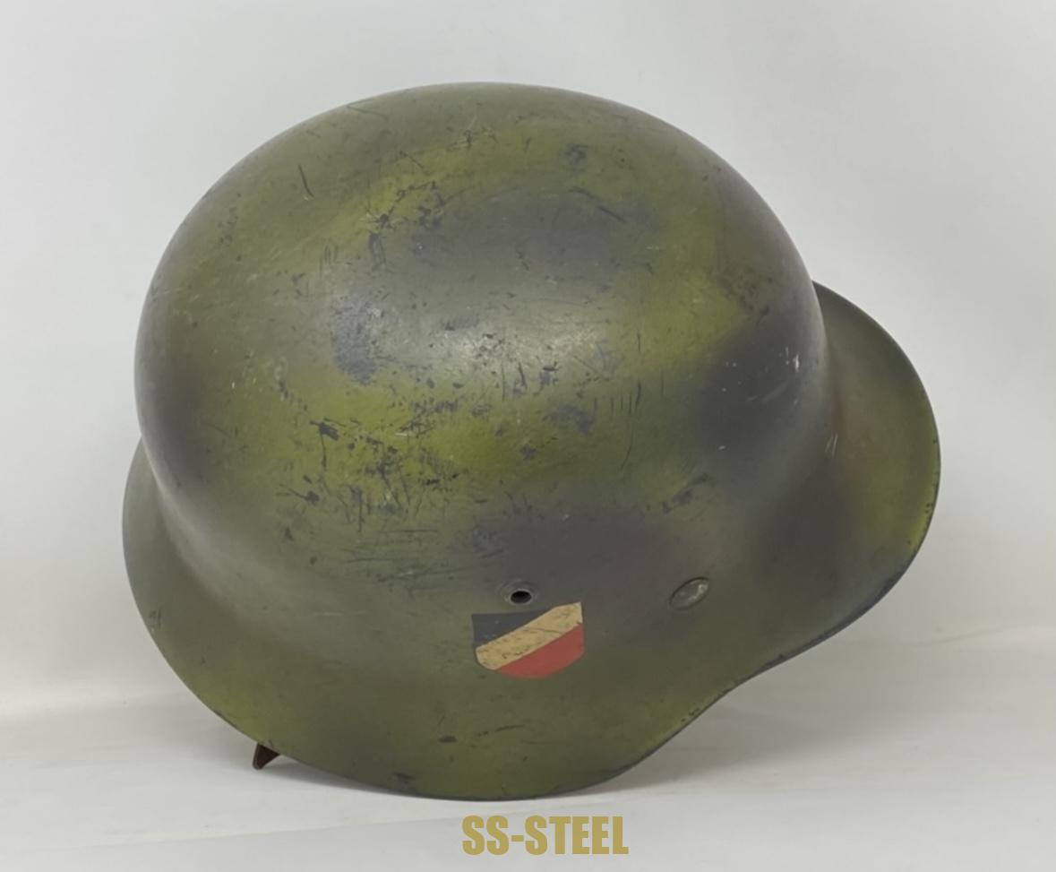 (S.L.)M35 DD Heer Camo Helmet Q64 - Image 7
