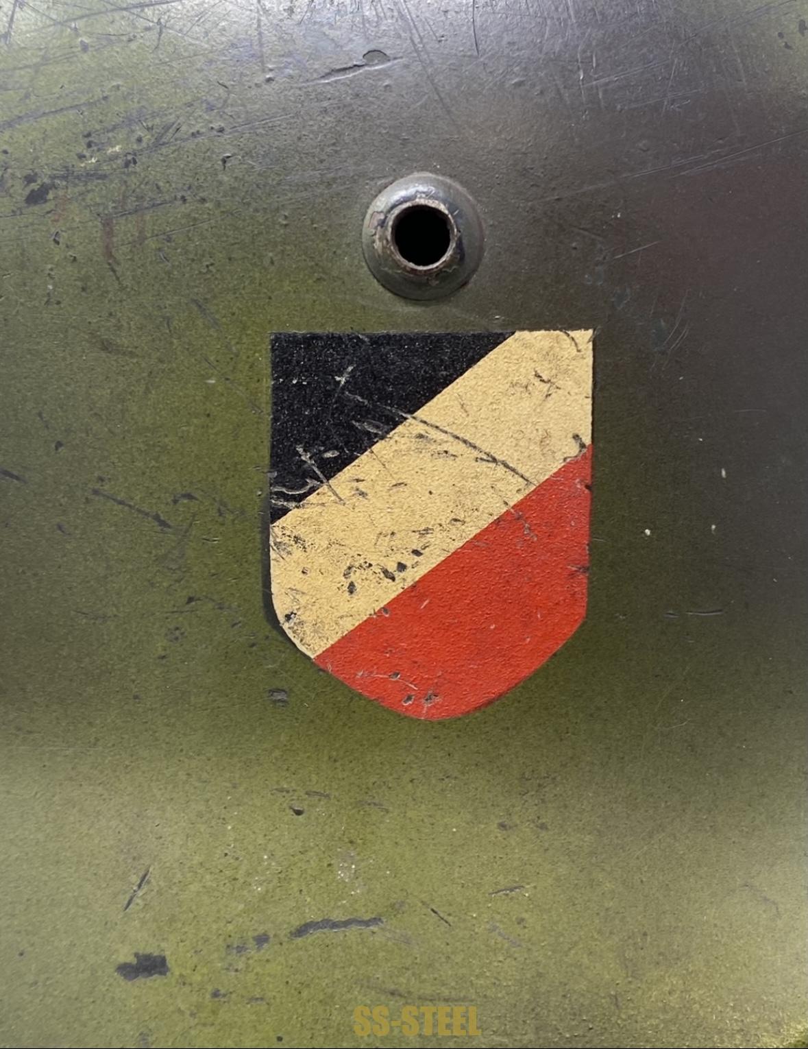 (S.L.)M35 DD Heer Camo Helmet Q64 - Image 10