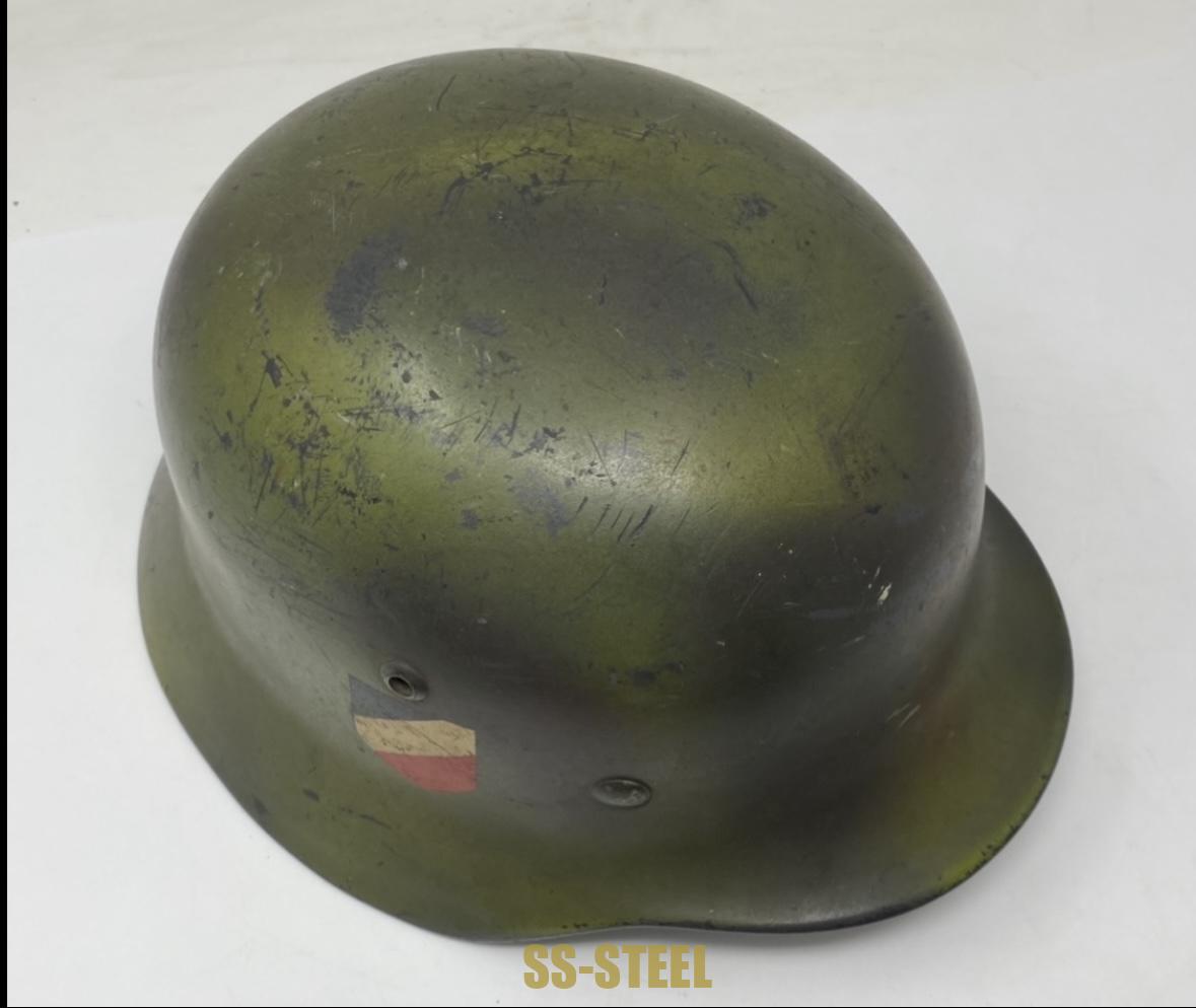 (S.L.)M35 DD Heer Camo Helmet Q64 - Image 12
