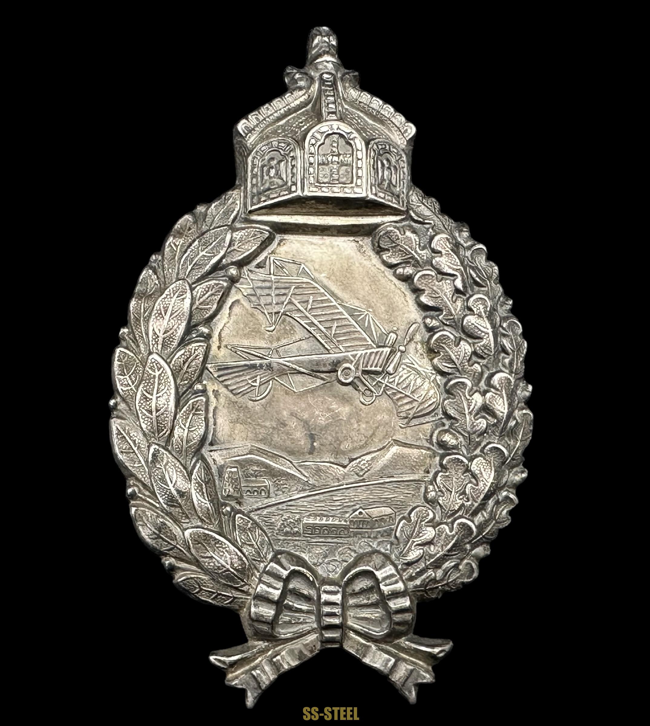 Imperial German (Prussian) Pilot's Badge and Medal Bar - Image 14