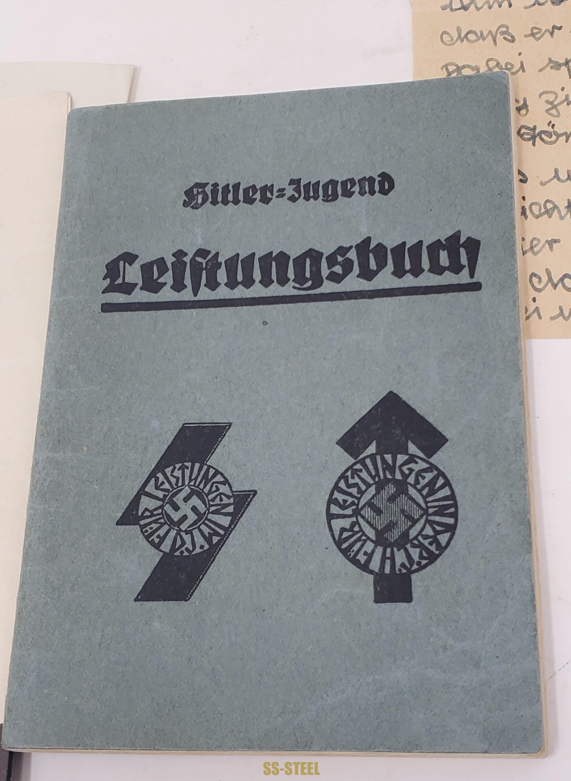 (m.h.)SS-Pz Division ,,Das Reich'' KIA Soldbuch, Awards, and Document ...