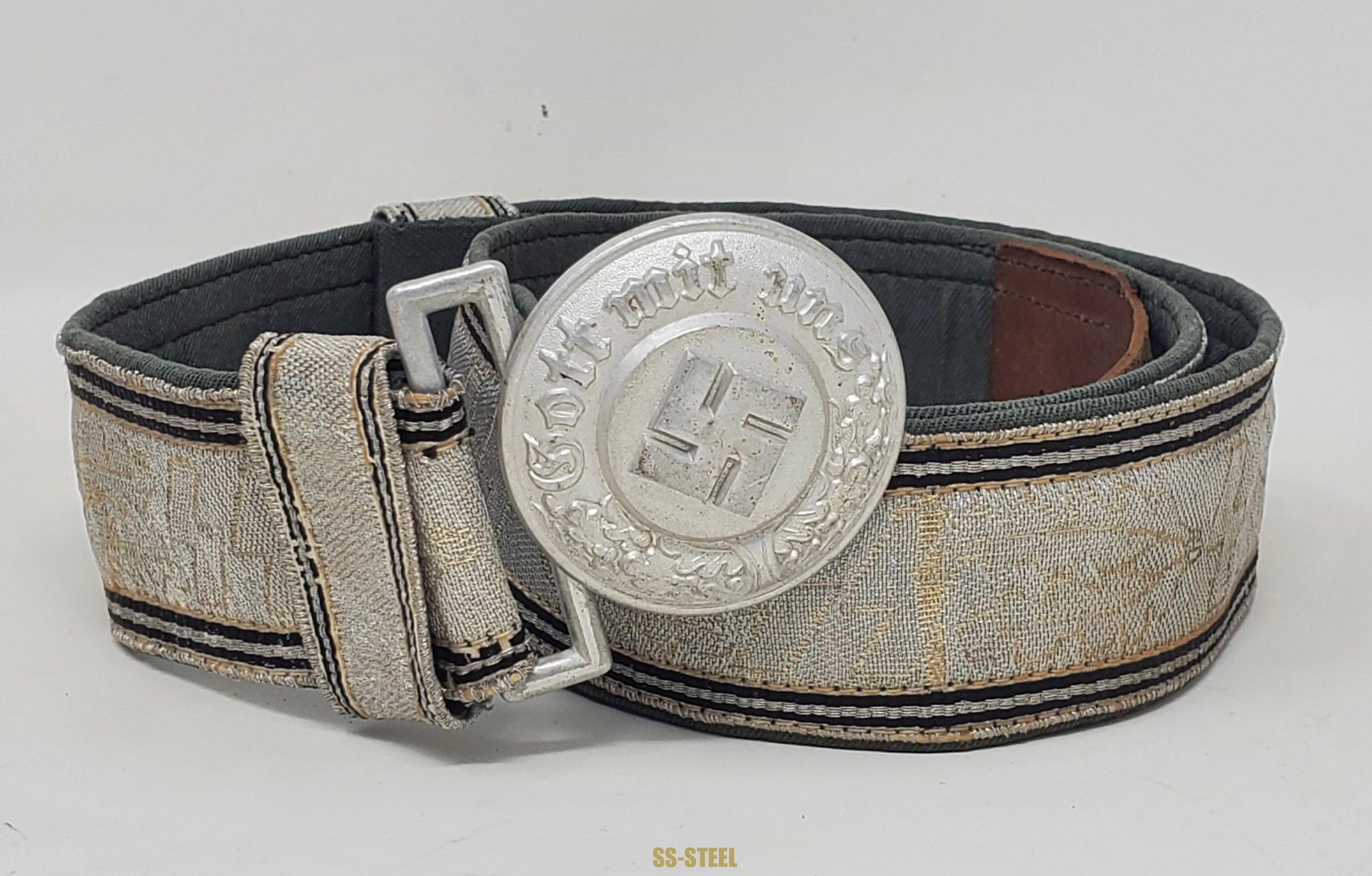 Service Worn Polizei Officer's Brocade Belt