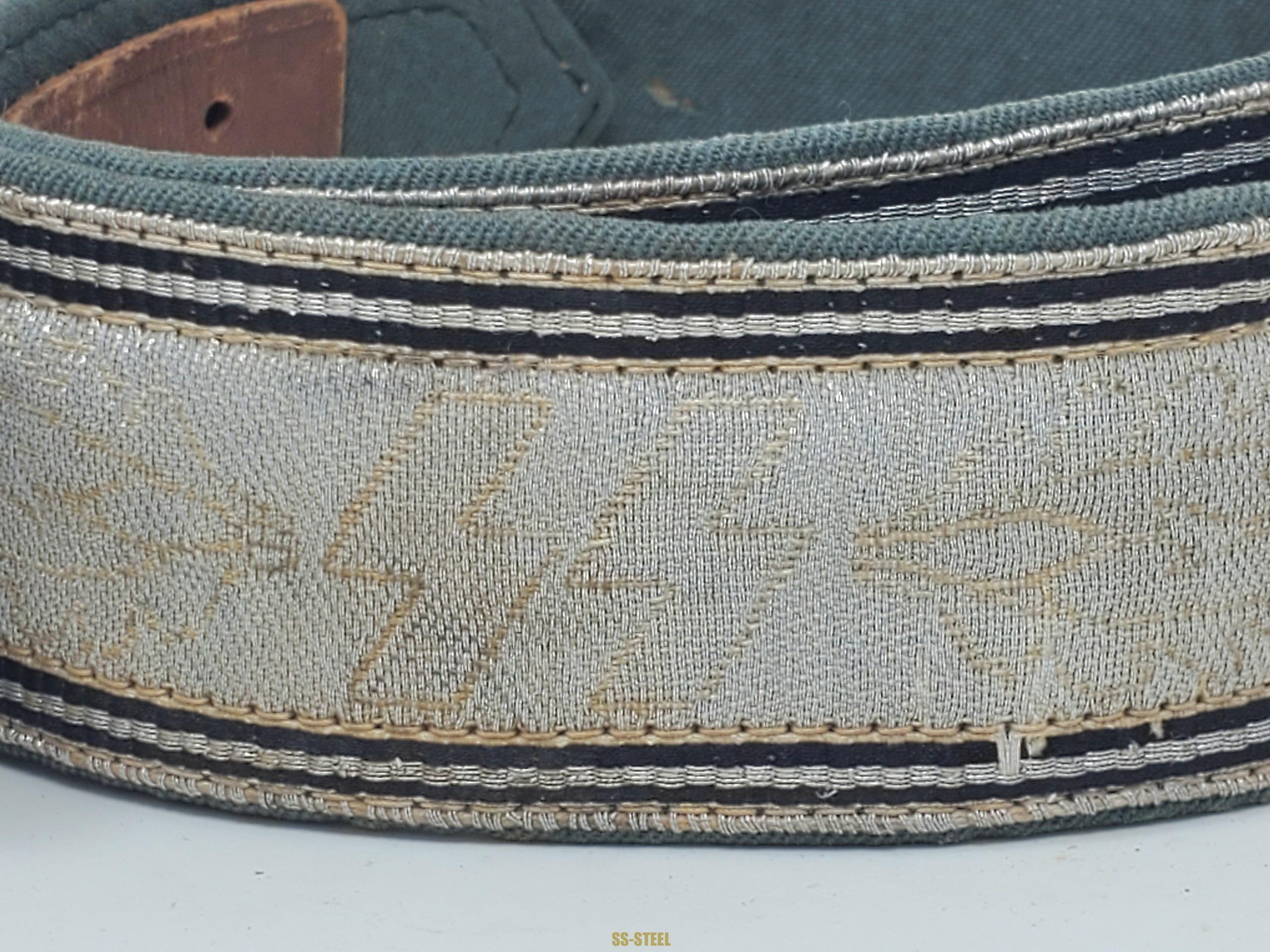 Service Worn Polizei Officer's Brocade Belt - Image 6