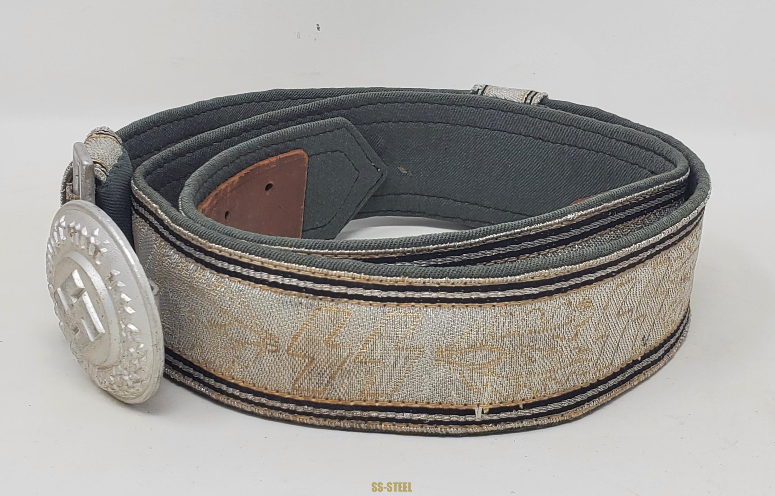 Service Worn Polizei Officer's Brocade Belt - Image 5