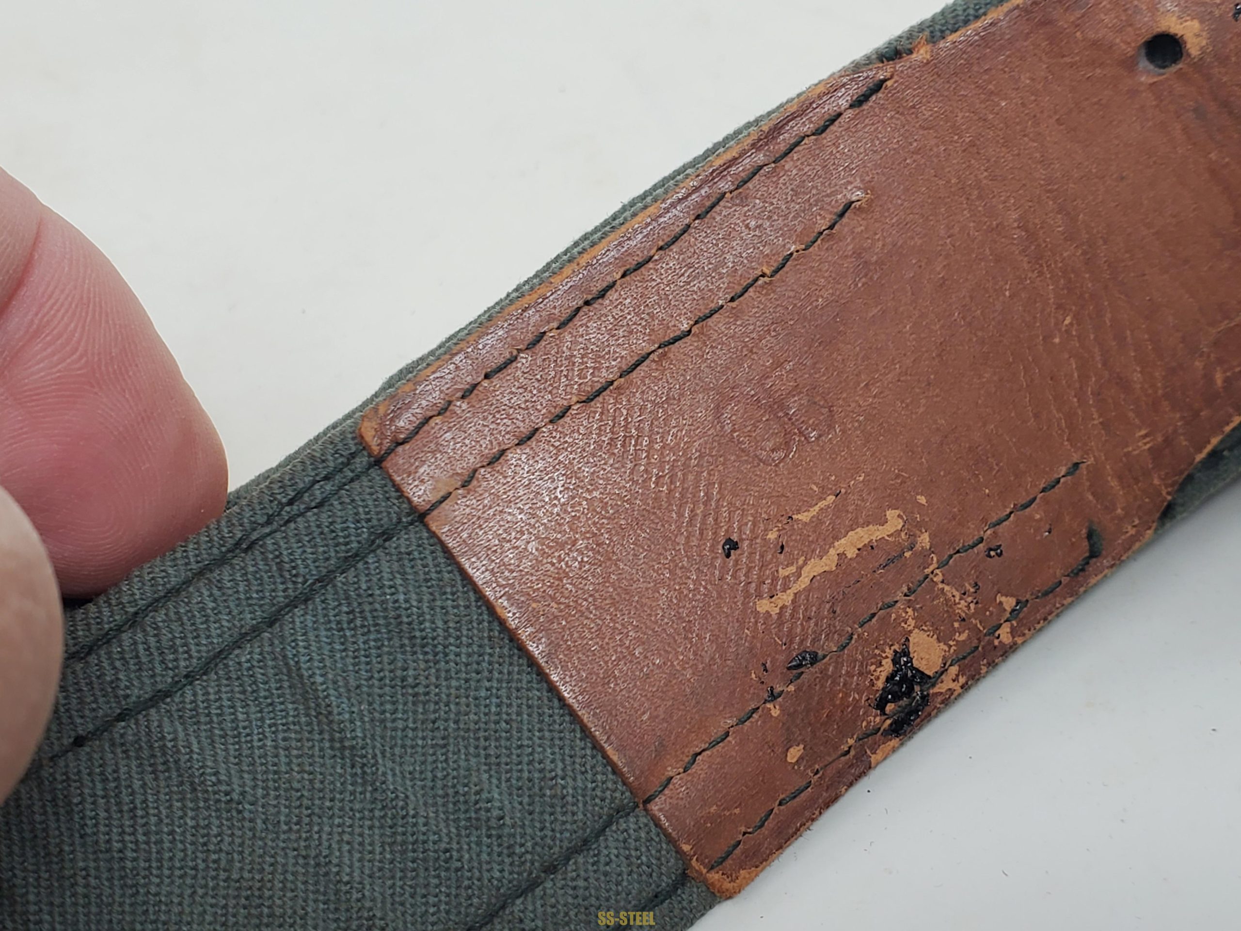 Service Worn Polizei Officer's Brocade Belt - Image 3