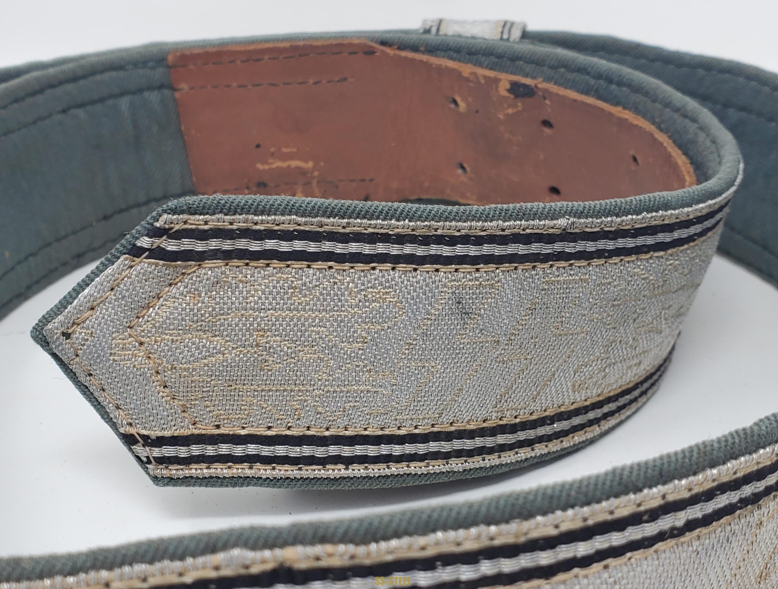 Service Worn Polizei Officer's Brocade Belt - Image 2