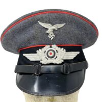 Luftwaffe Flak Visor Unit marked Vet bring back