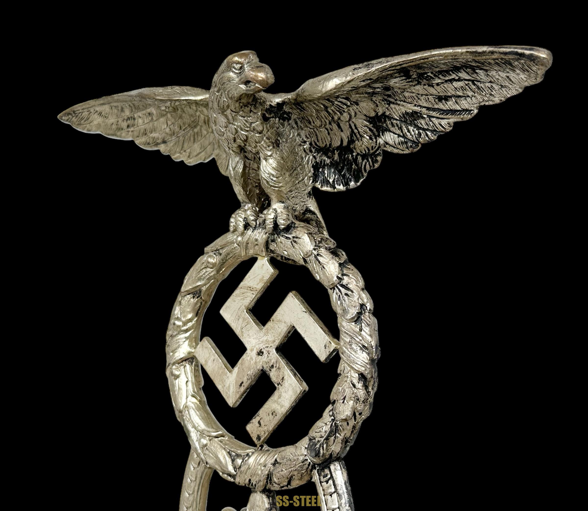 Eagle Pole Topper NSDAP Herborn Town Flag Standarte - Image 4
