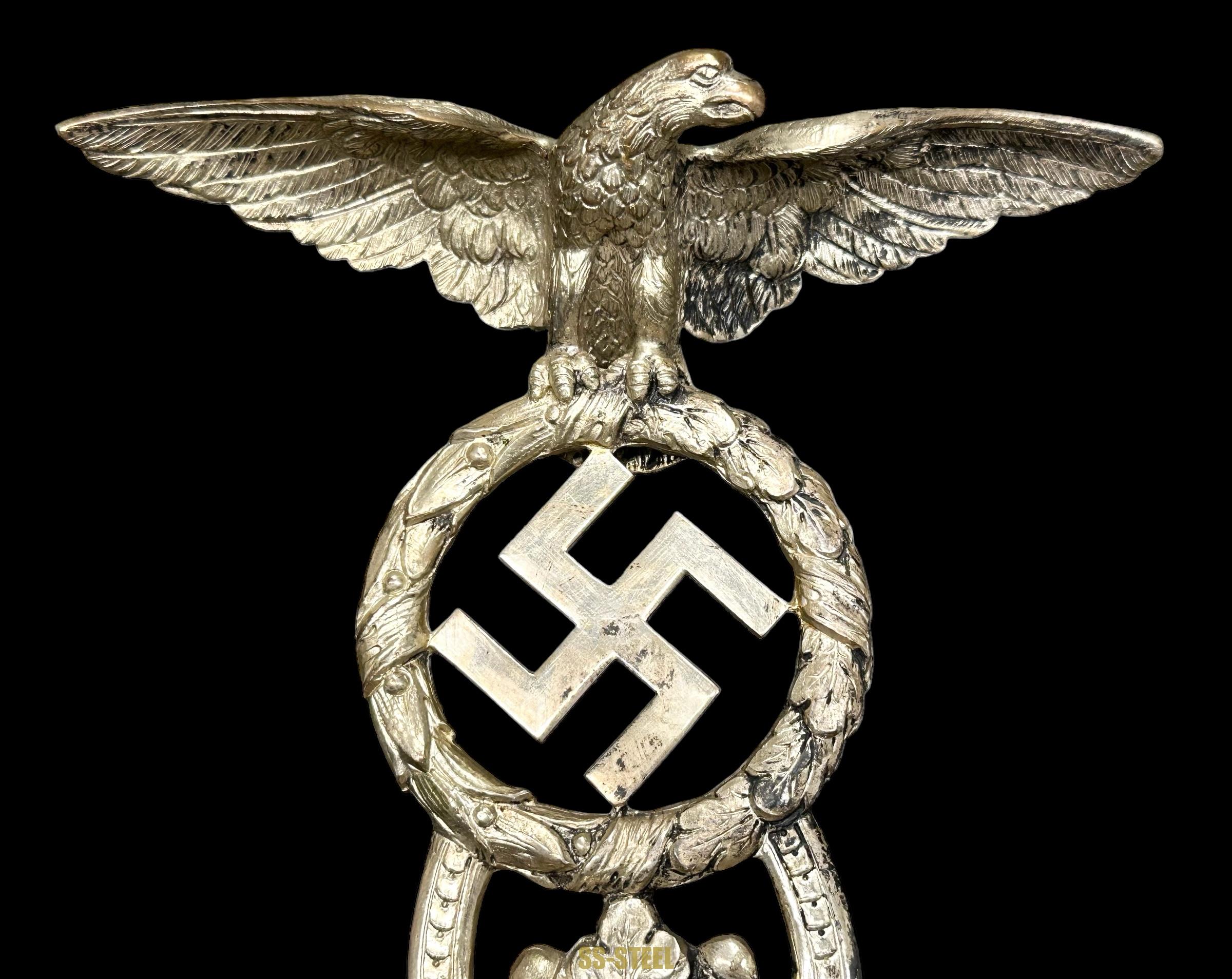 Eagle Pole Topper NSDAP Herborn Town Flag Standarte - Image 6