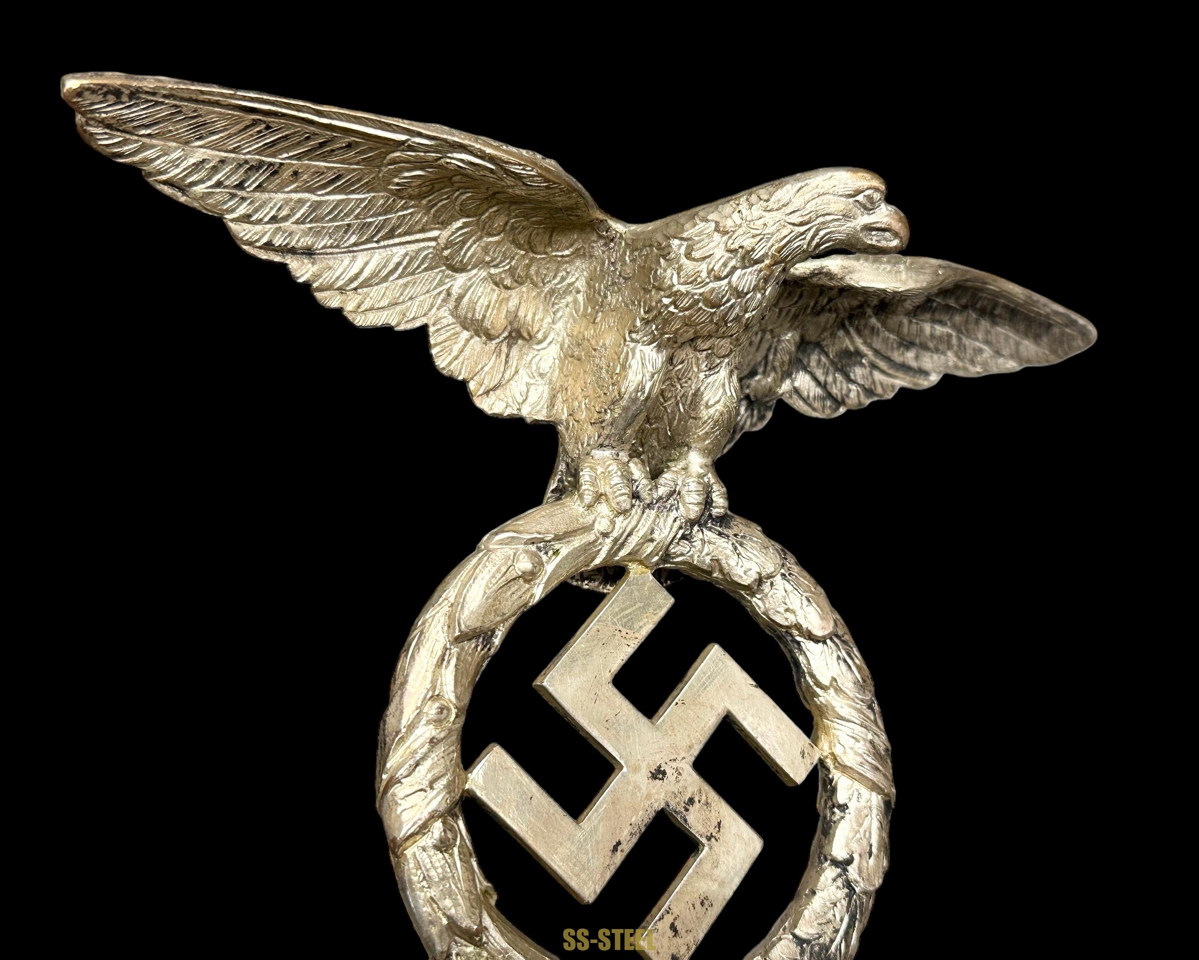 Eagle Pole Topper NSDAP Herborn Town Flag Standarte - Image 7