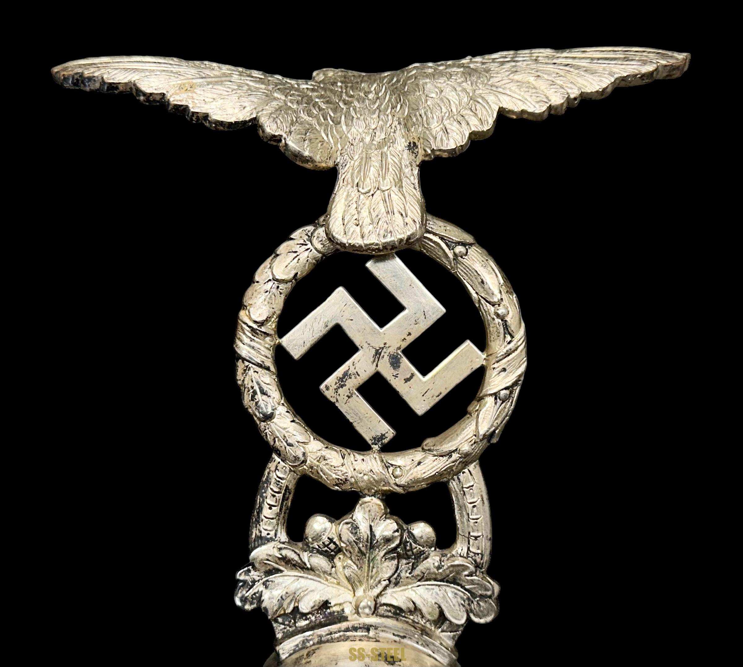 Eagle Pole Topper NSDAP Herborn Town Flag Standarte - Image 8