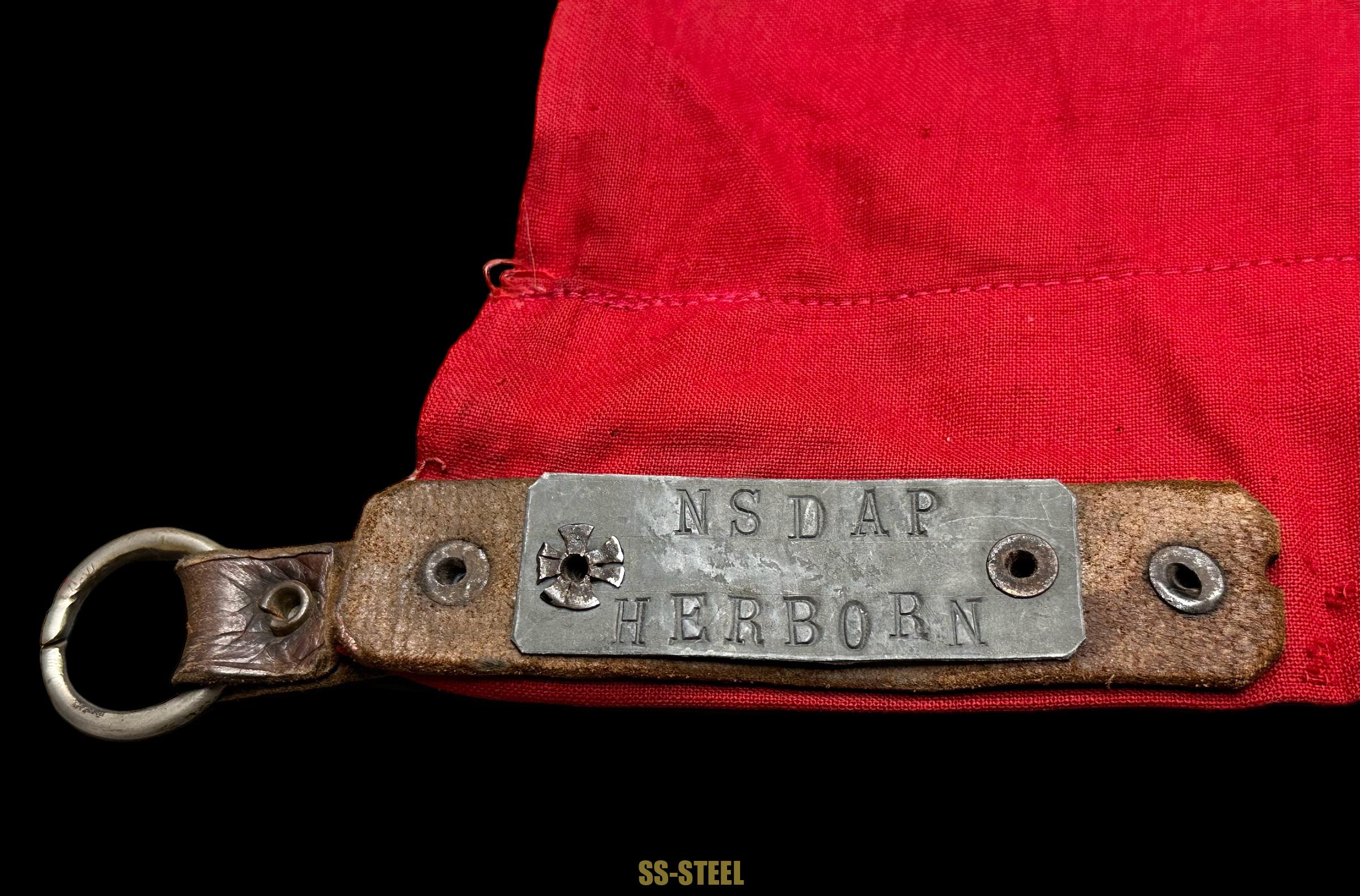 Eagle Pole Topper NSDAP Herborn Town Flag Standarte - Image 10