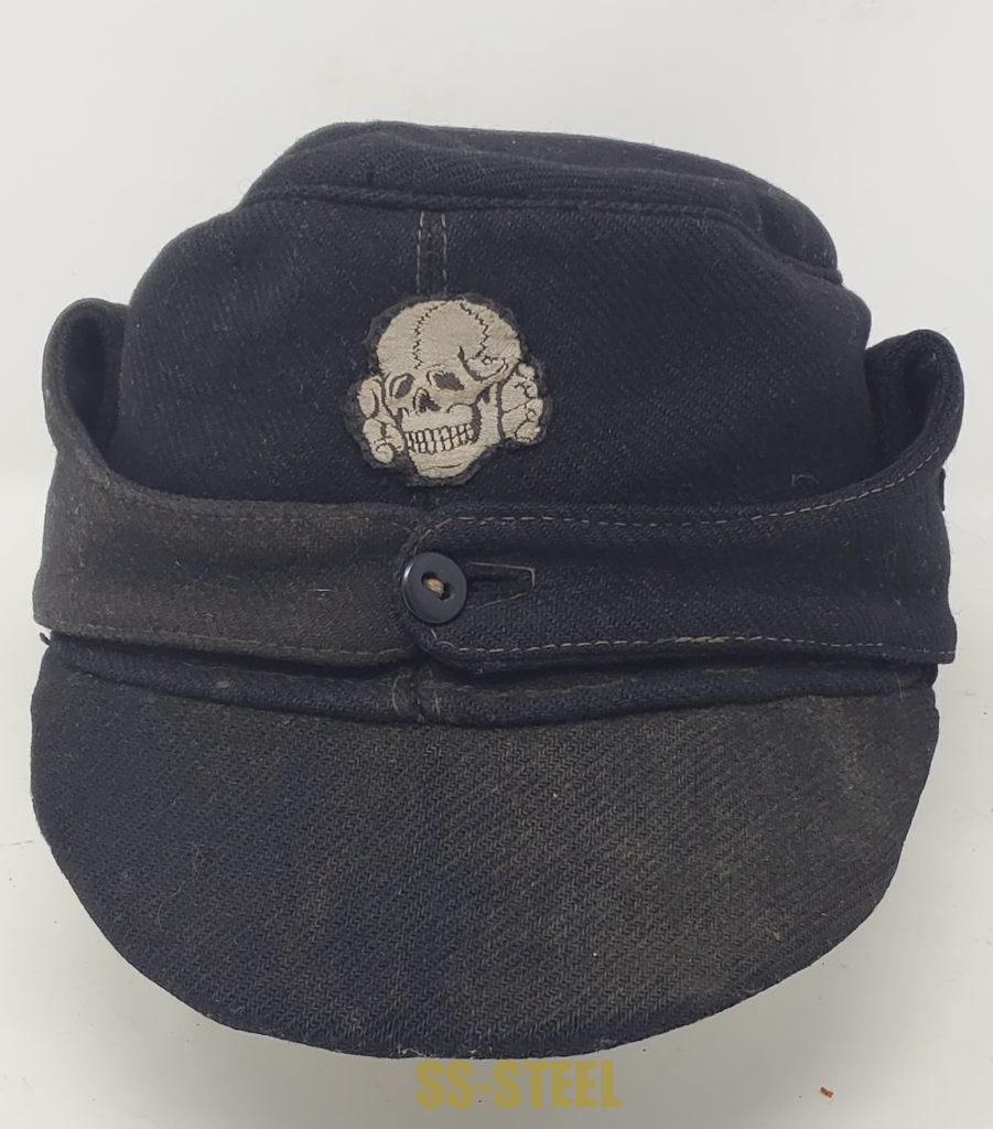 Well Service Used Waffen-SS Panzer M43 Cap - SS-Steel Inc.