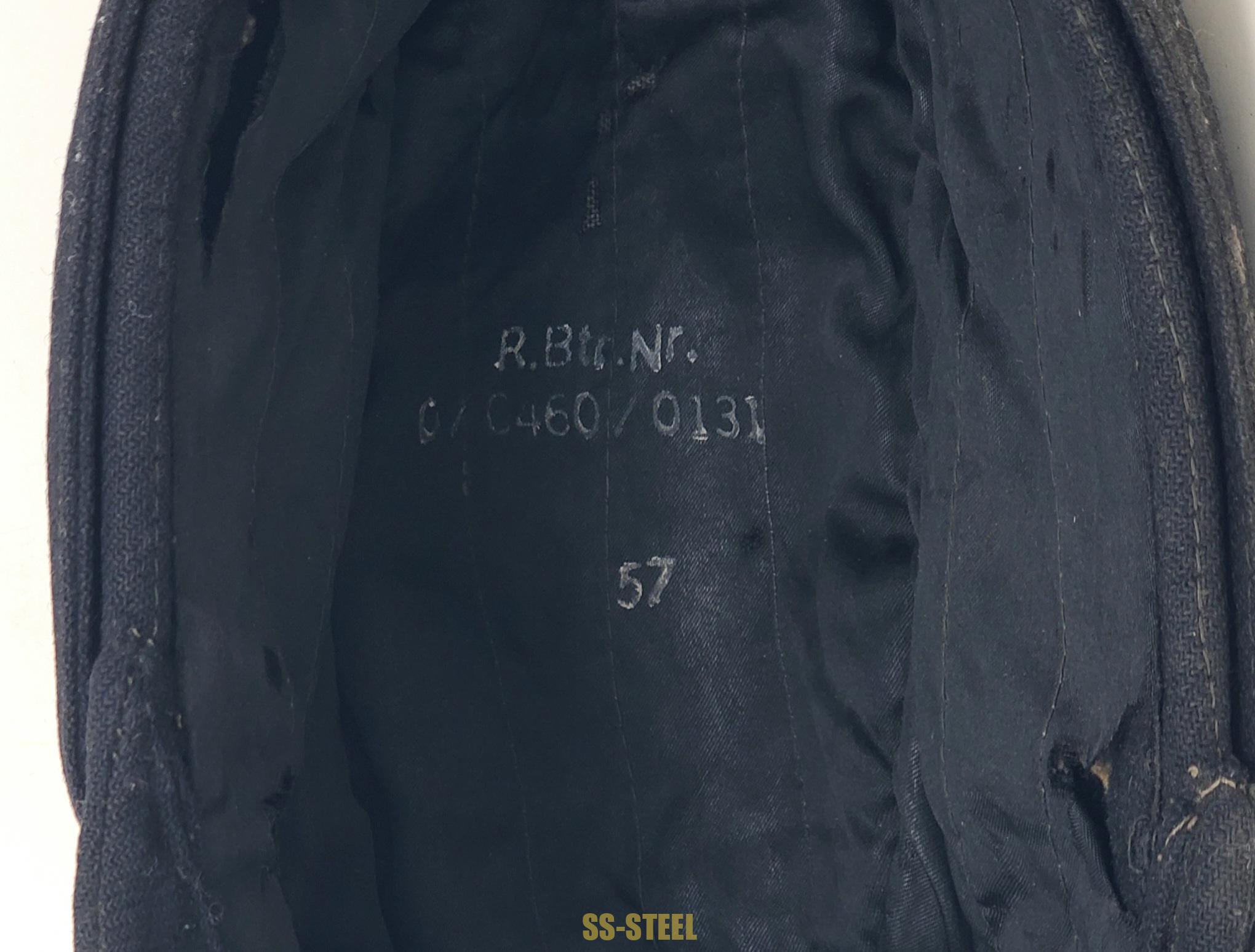 Well Service Used Waffen-SS Panzer M43 Cap - Image 5