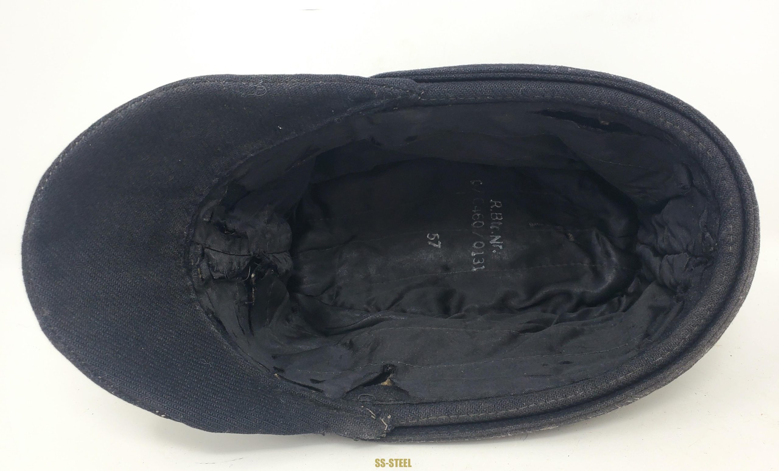 Well Service Used Waffen-SS Panzer M43 Cap - Image 4