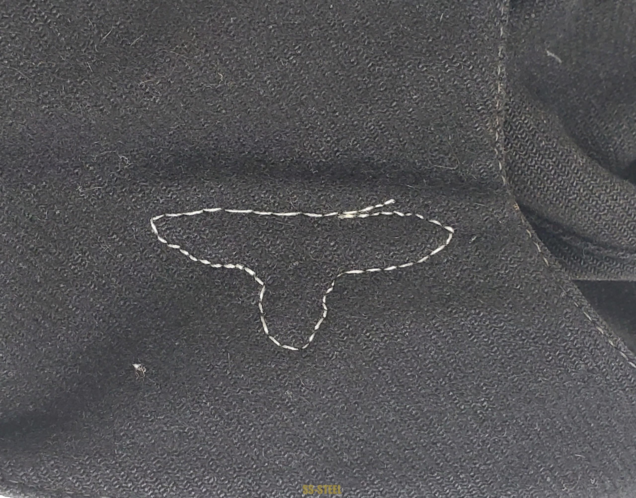 Well Service Used Waffen-SS Panzer M43 Cap - Image 2