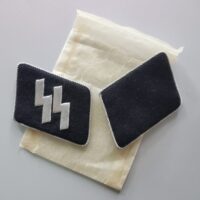 Rare Set Mint Unissued SS Officer Tabs With Packet