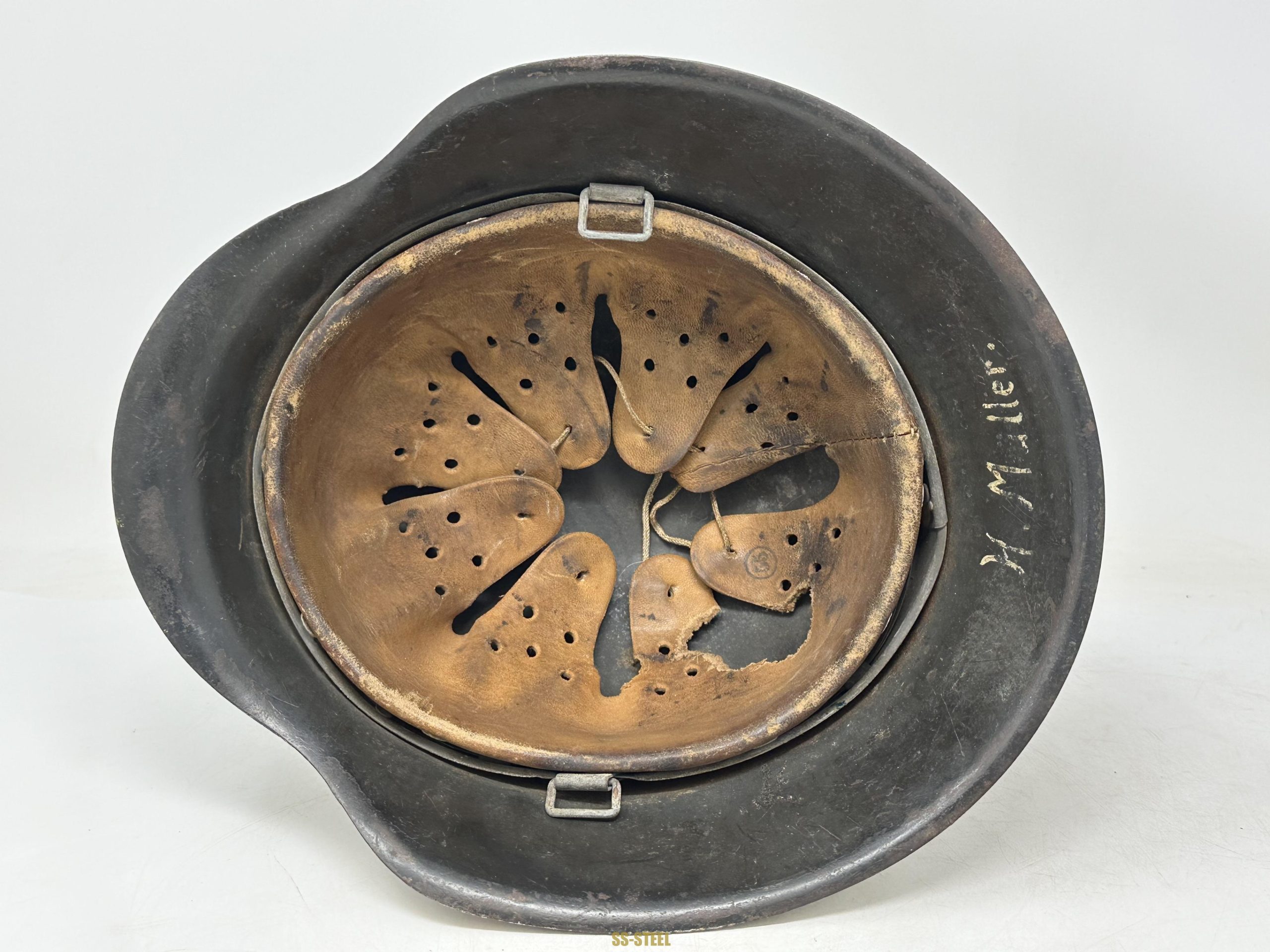 Heer Single Decal M42 Camo Helmet, Named - Image 10