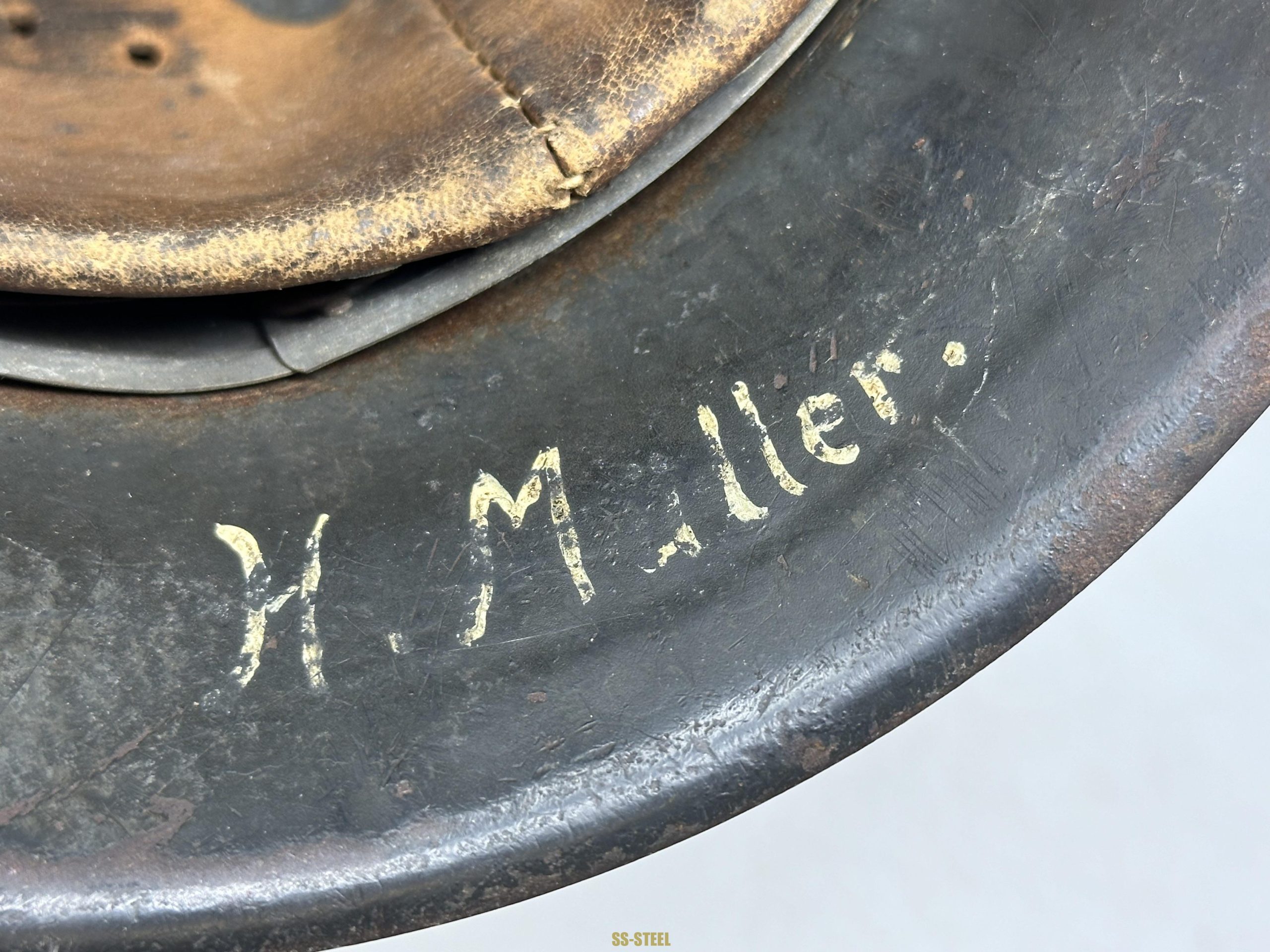 Heer Single Decal M42 Camo Helmet, Named - Image 11