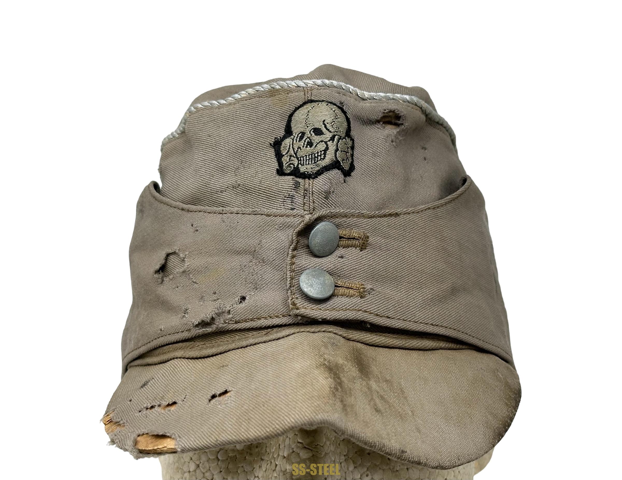 Killer SS Officer's M43 Cap, Possible Southern Front