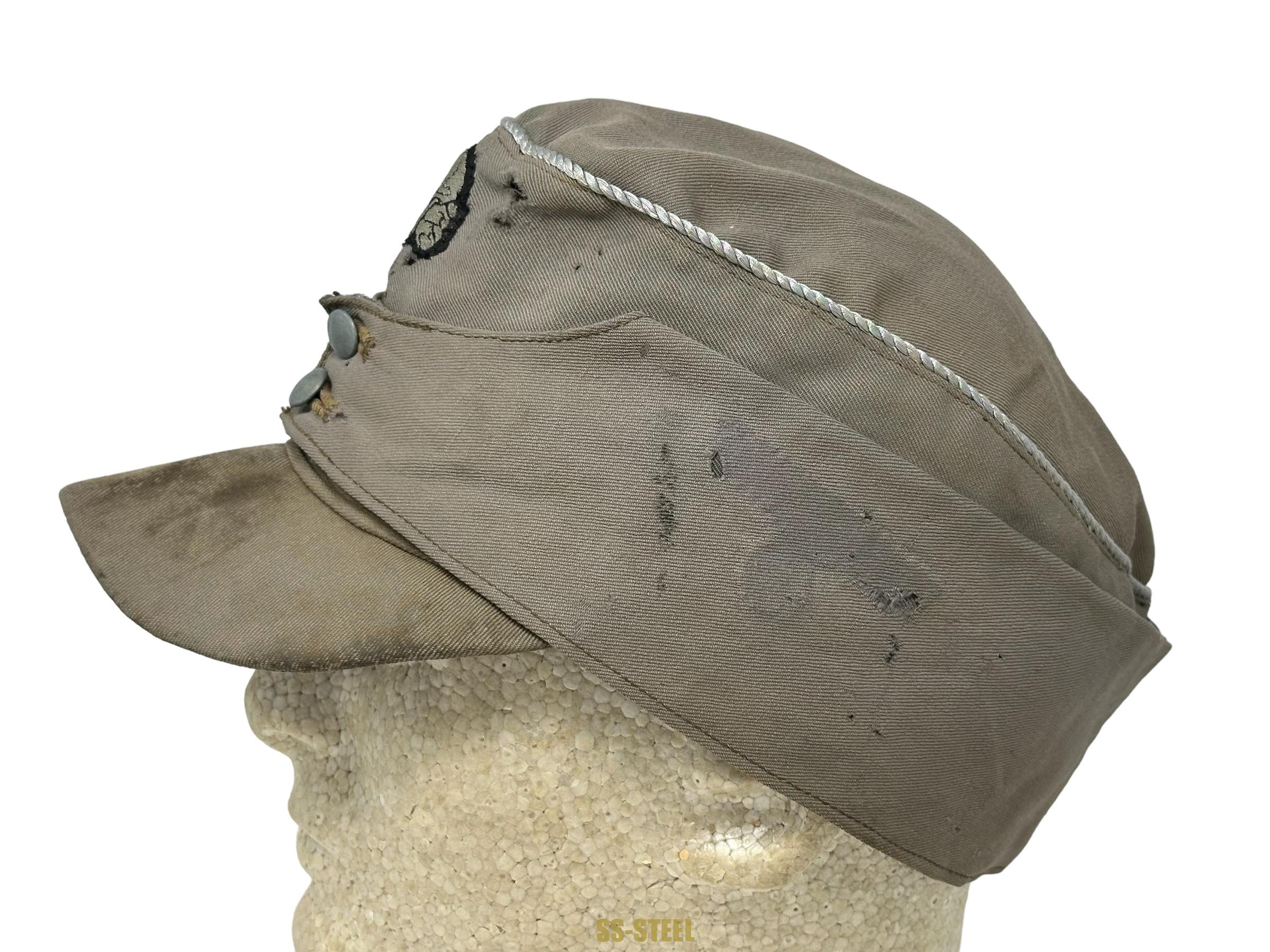 Killer SS Officer's M43 Cap, Possible Southern Front - Image 3