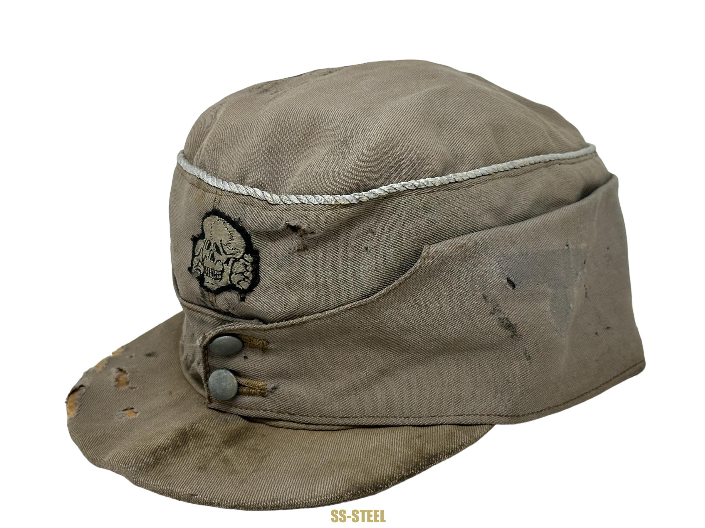 Killer SS Officer's M43 Cap, Possible Southern Front - Image 8