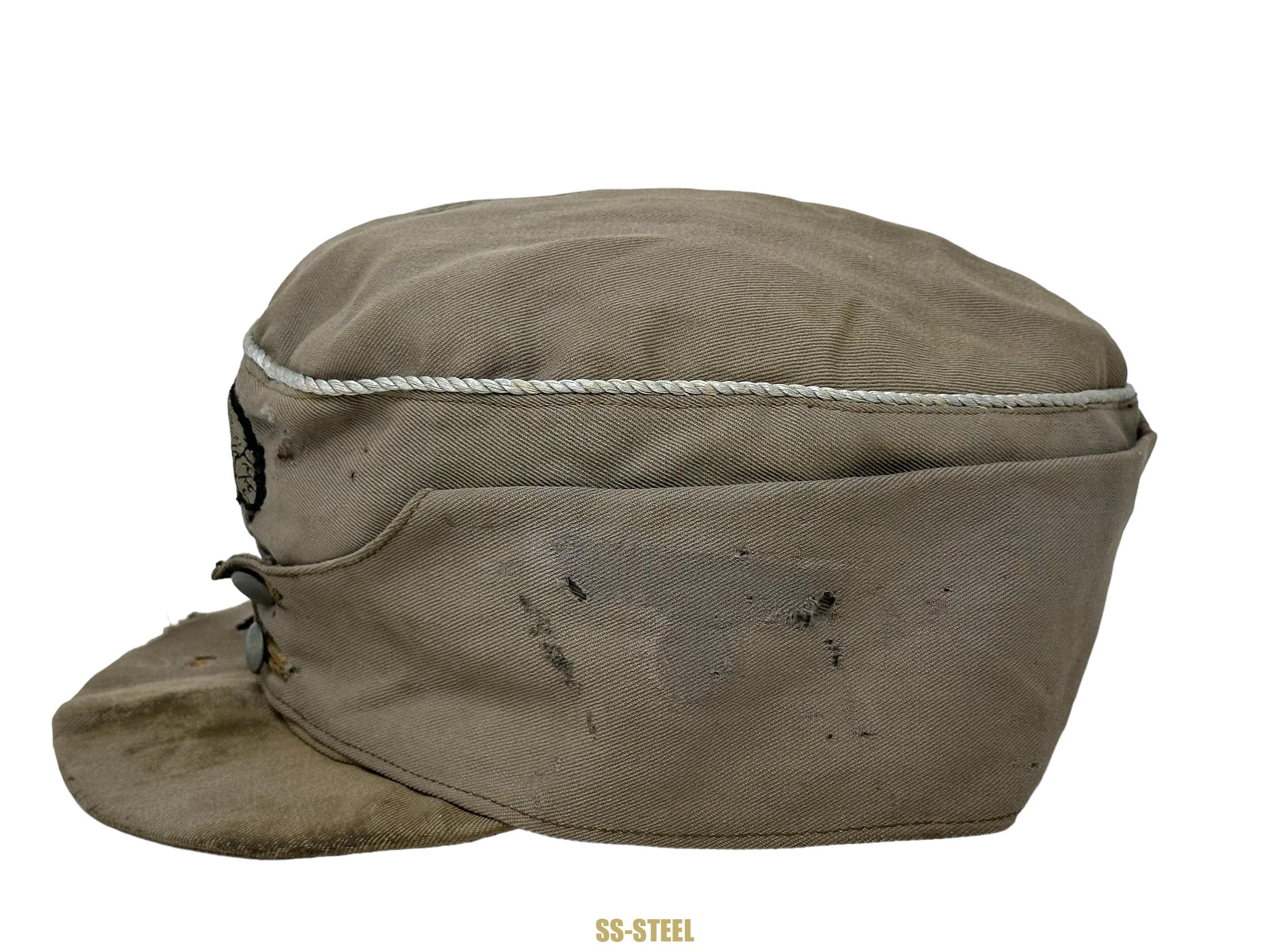 Killer SS Officer's M43 Cap, Possible Southern Front - Image 9