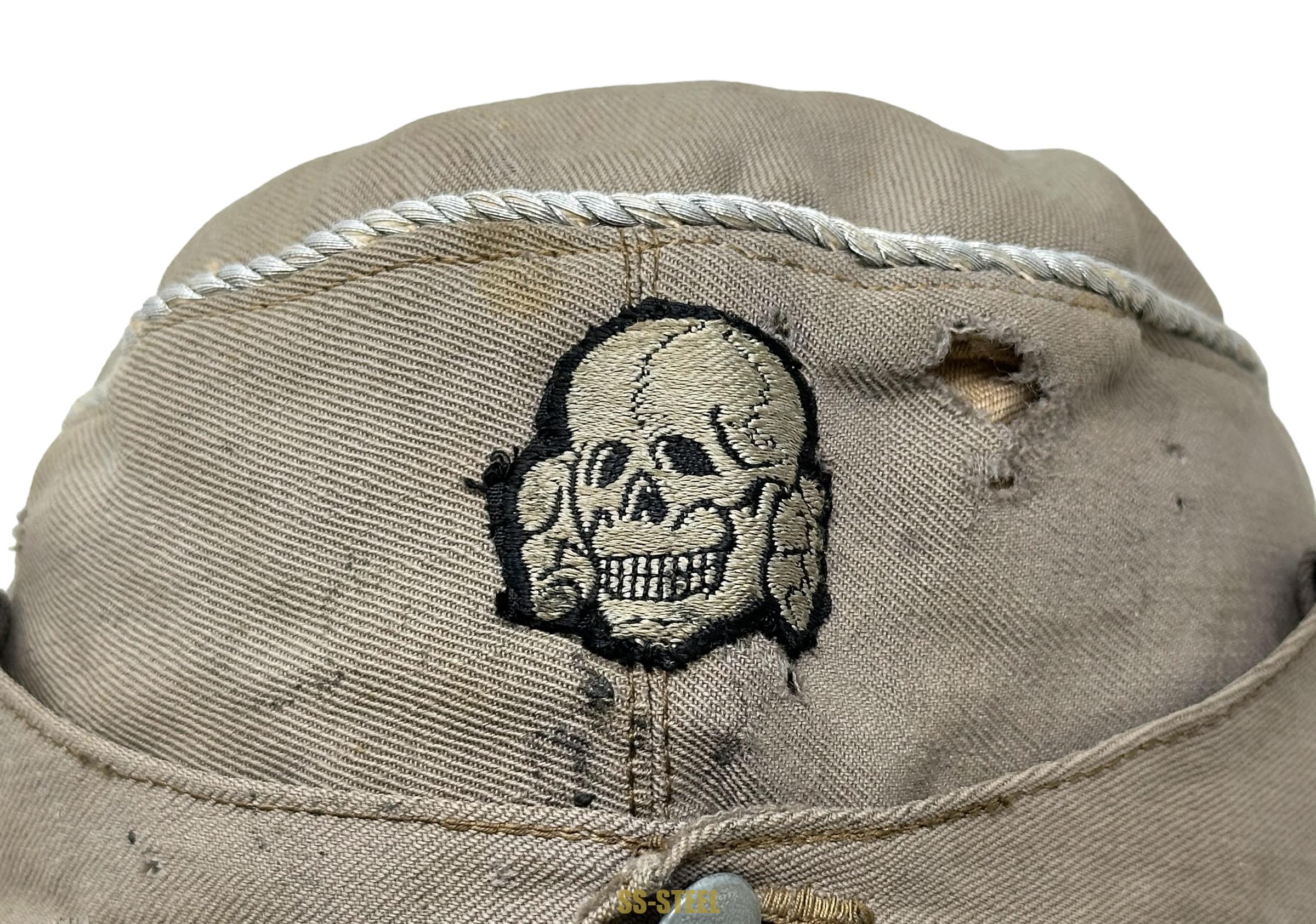 Killer SS Officer's M43 Cap, Possible Southern Front - Image 14